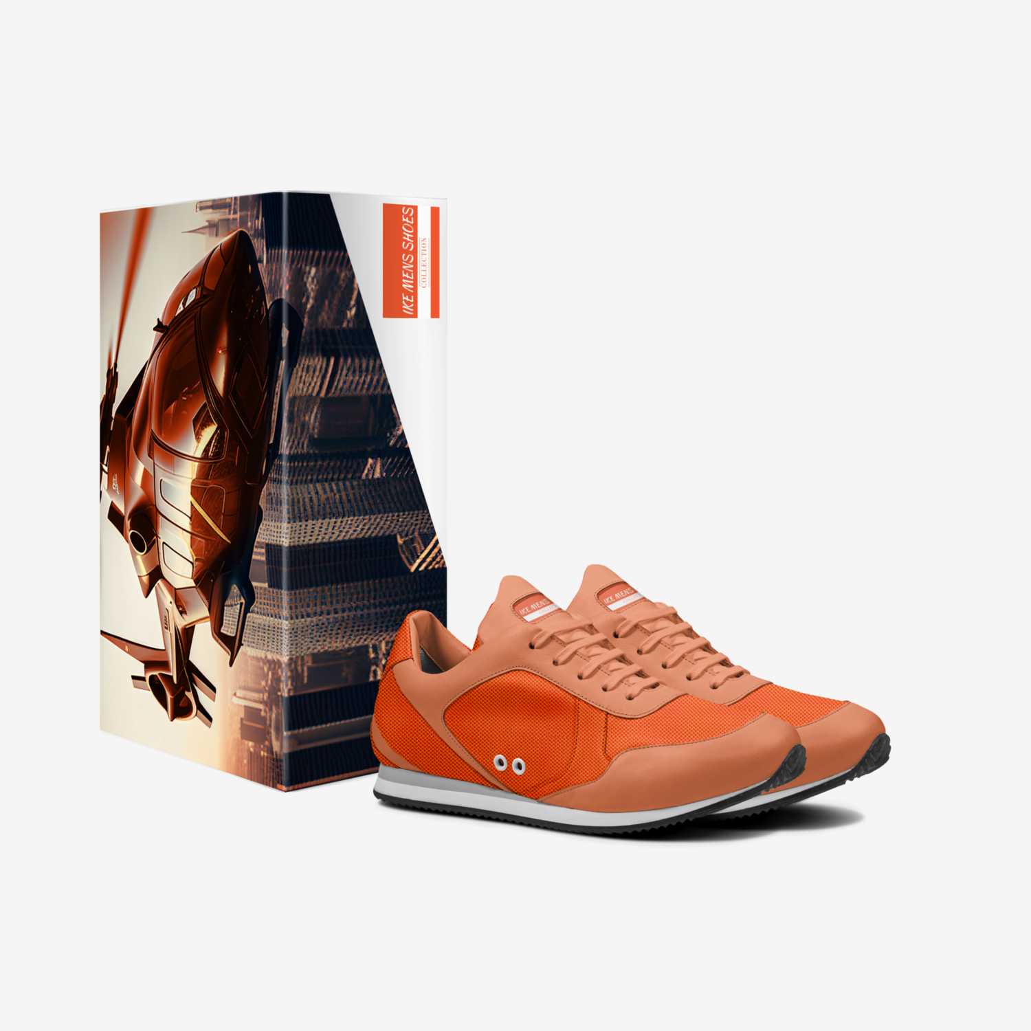 IKE MENS SHOES custom made in Italy shoes by Isaac A Mensah | Box view