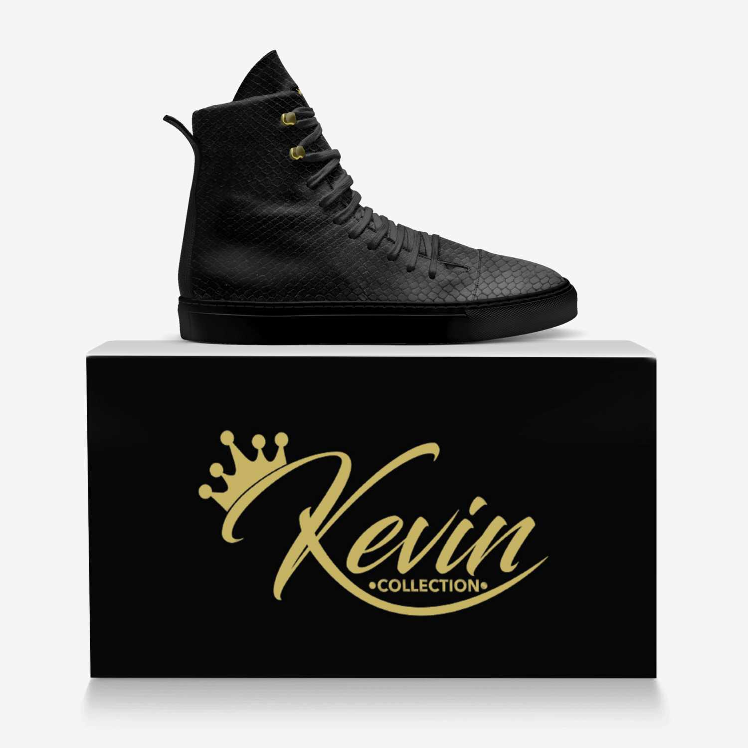 Highrollerz Luxe B custom made in Italy shoes by Kevin Collection | Over box view