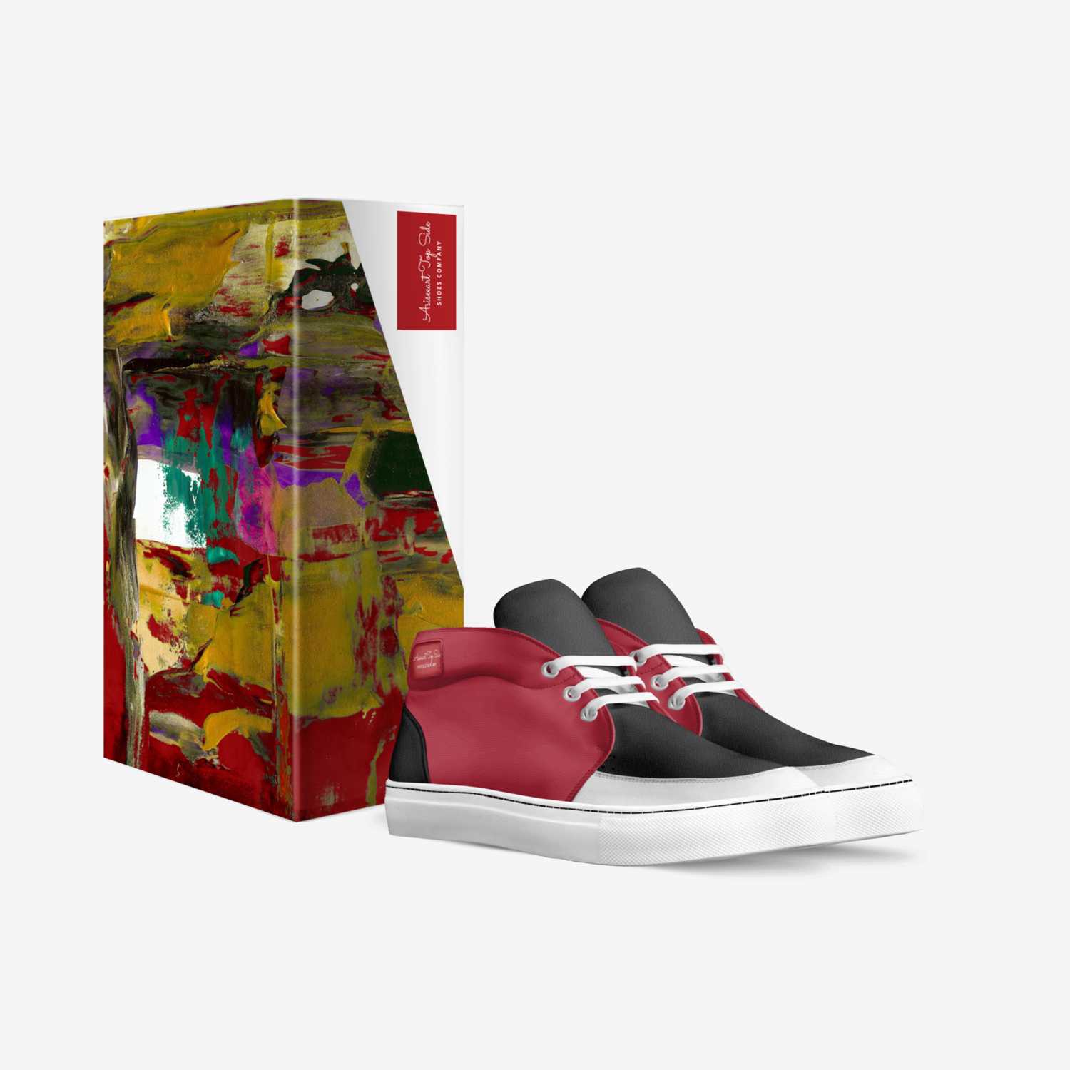 Asiseeart High Dun custom made in Italy shoes by Ahmed Salam | Box view
