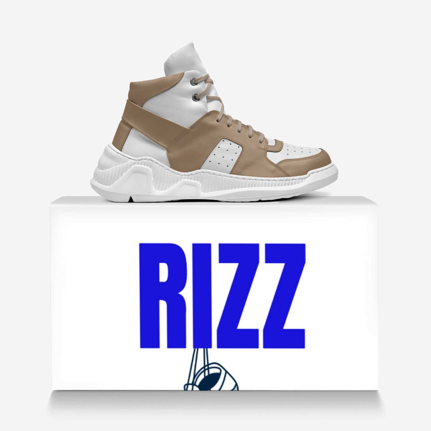 Rizz custom made in Italy shoes by Ikram Ahdade | Over box view