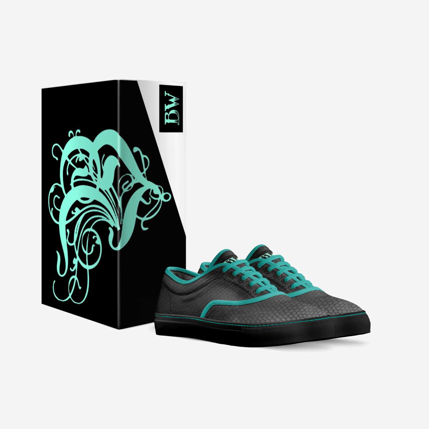 Victory1-Aquatic custom made in Italy shoes by Garrett Berlier | Box view