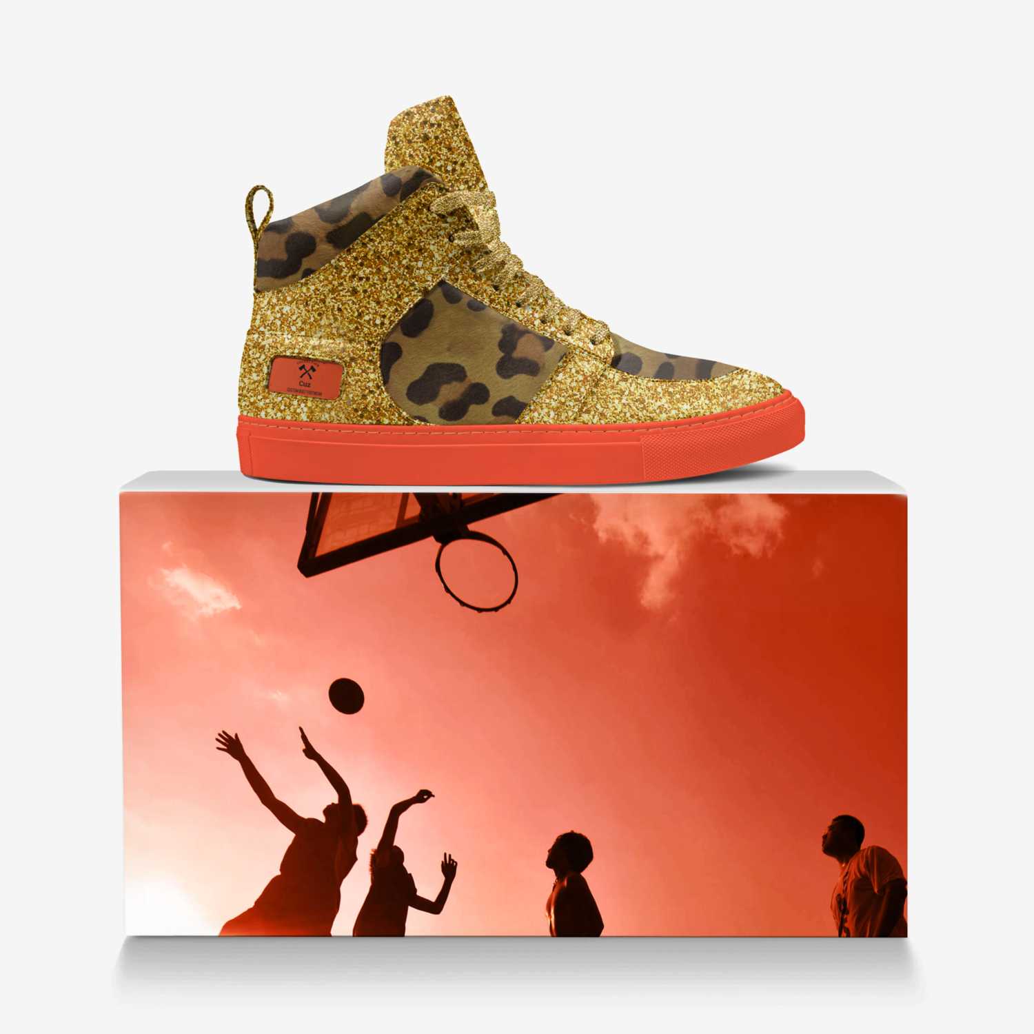 Cuz custom made in Italy shoes by Rodney Wilson | Over box view