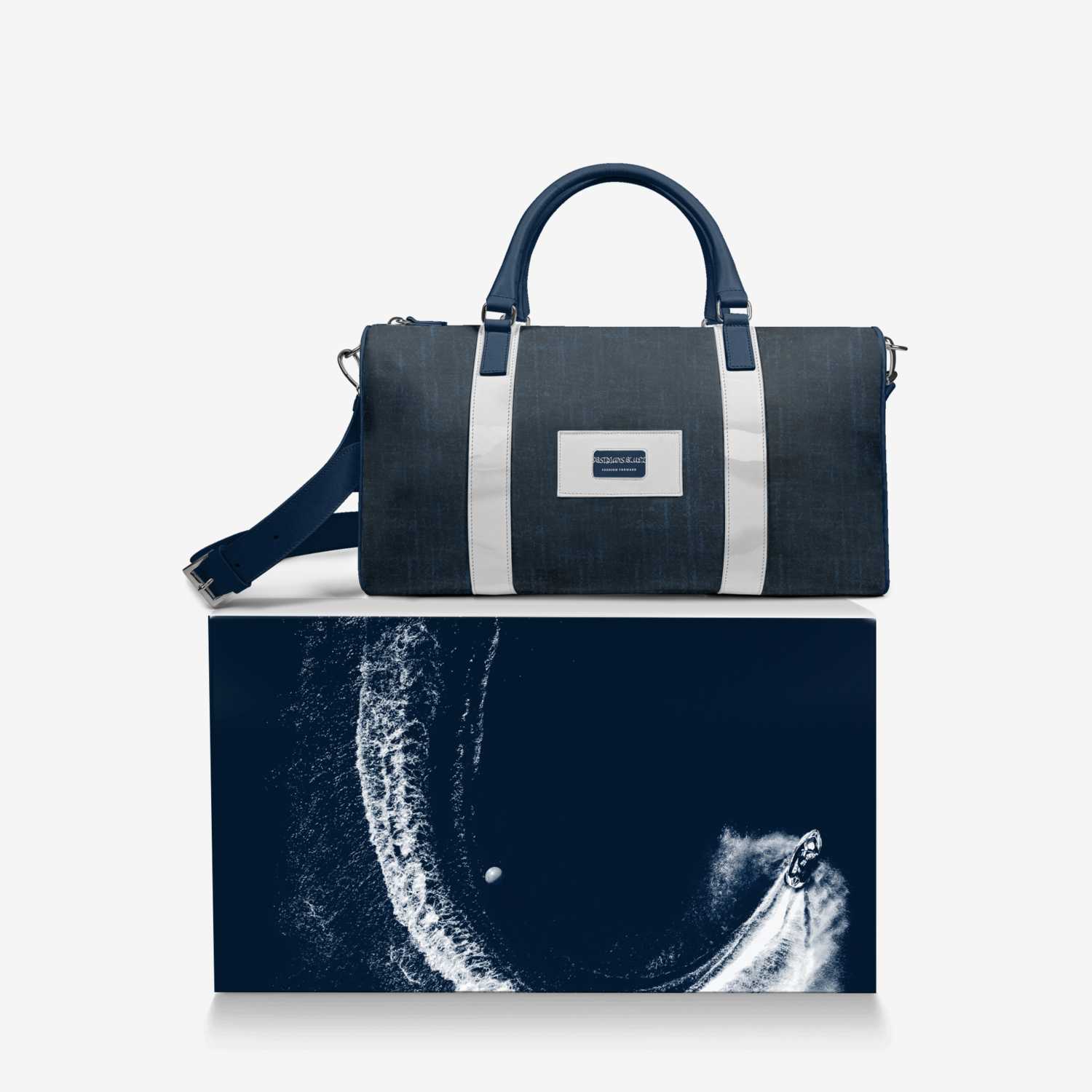 OBSIDIANS. LUVM custom made in Italy design by Monroe King | Over box view