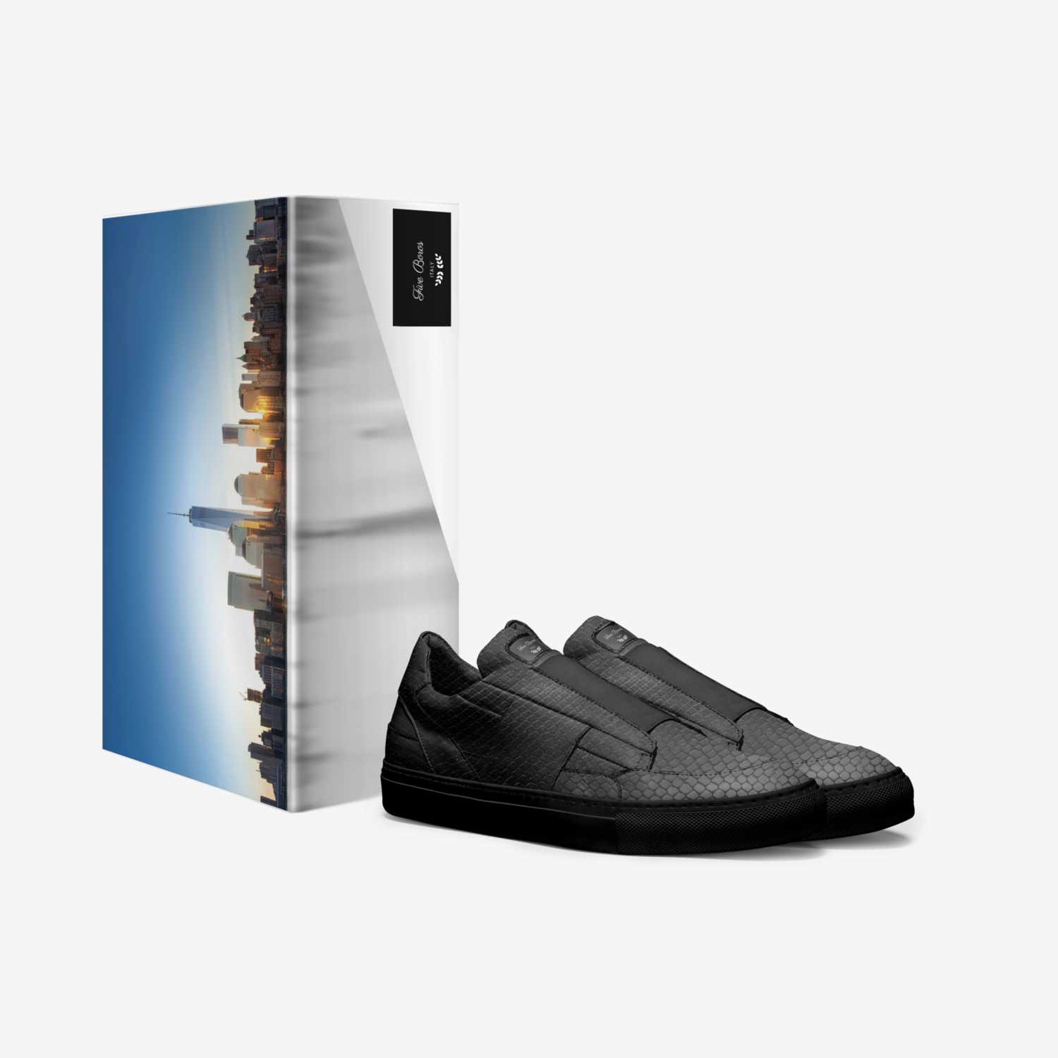Five Boros  custom made in Italy shoes by Cedric Streeter | Box view
