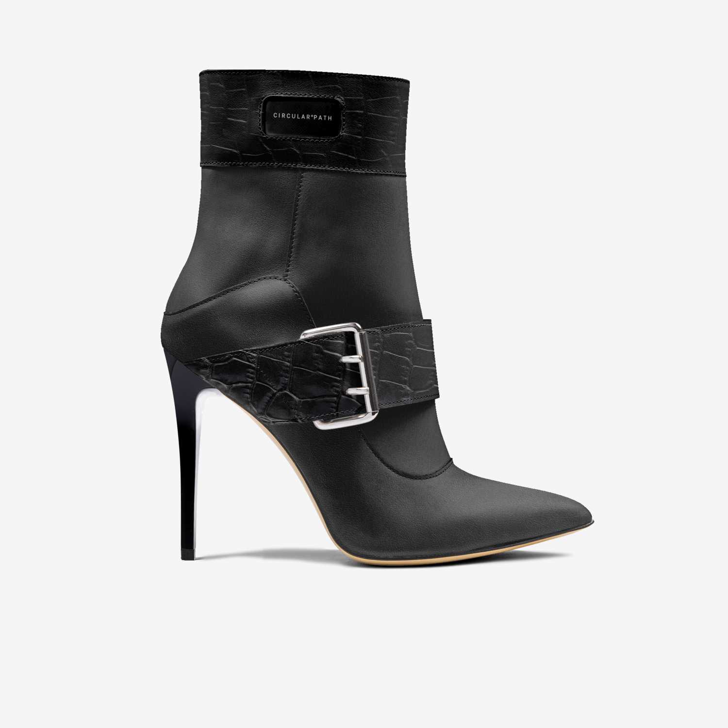 Circular Path custom made in Italy shoes by Amanda Murray | Side view