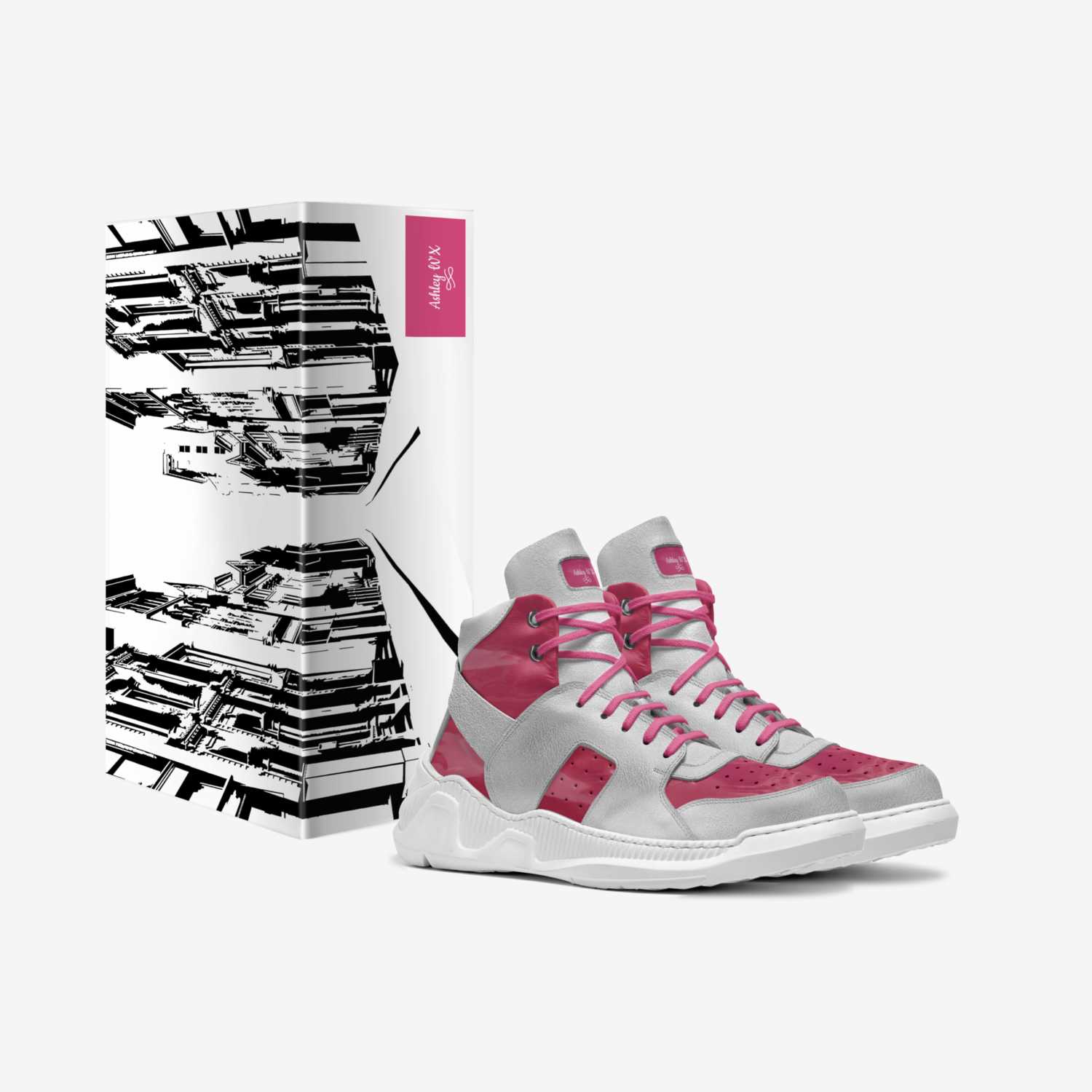 Ashley W'X custom made in Italy shoes by Ebony Williams | Box view