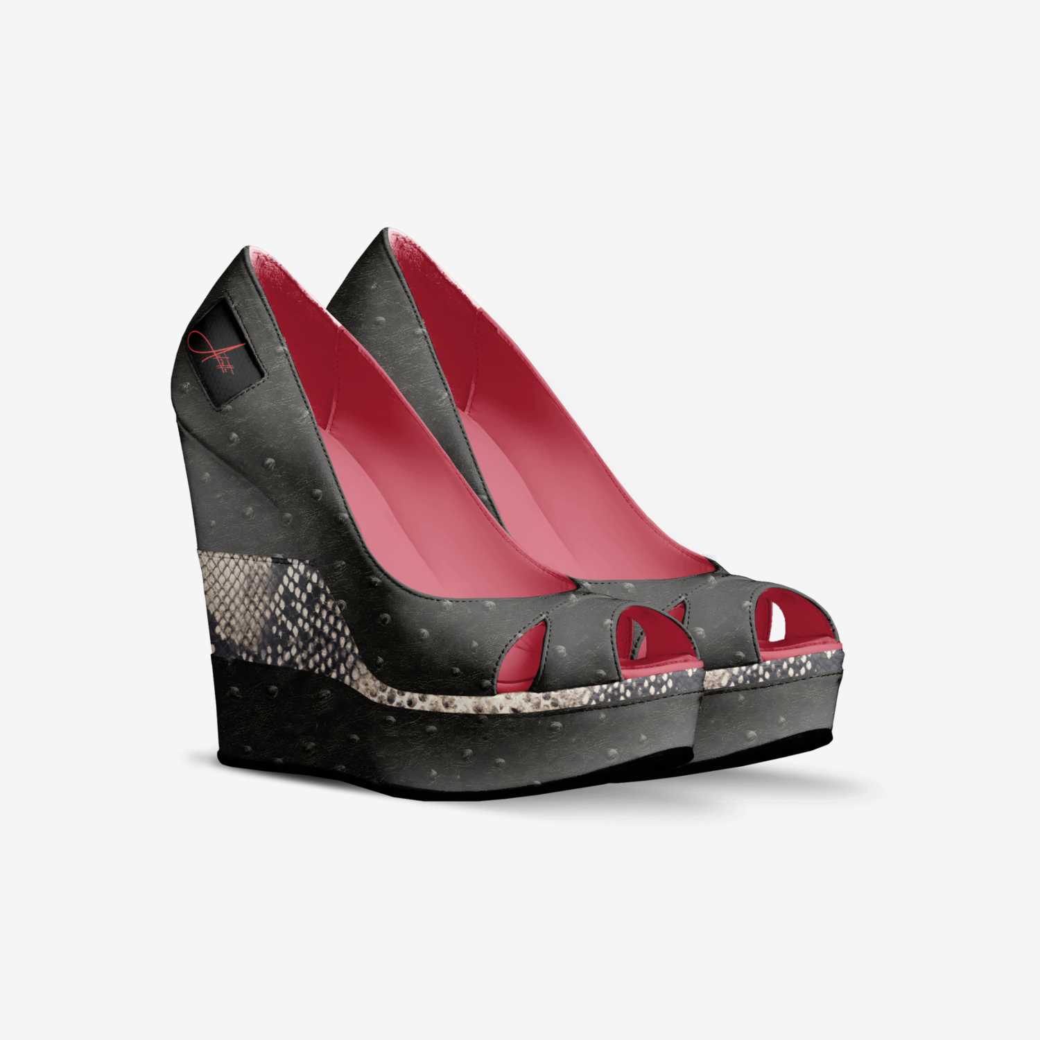 Astratta custom made in Italy shoes by Tiffany Guido | Double view