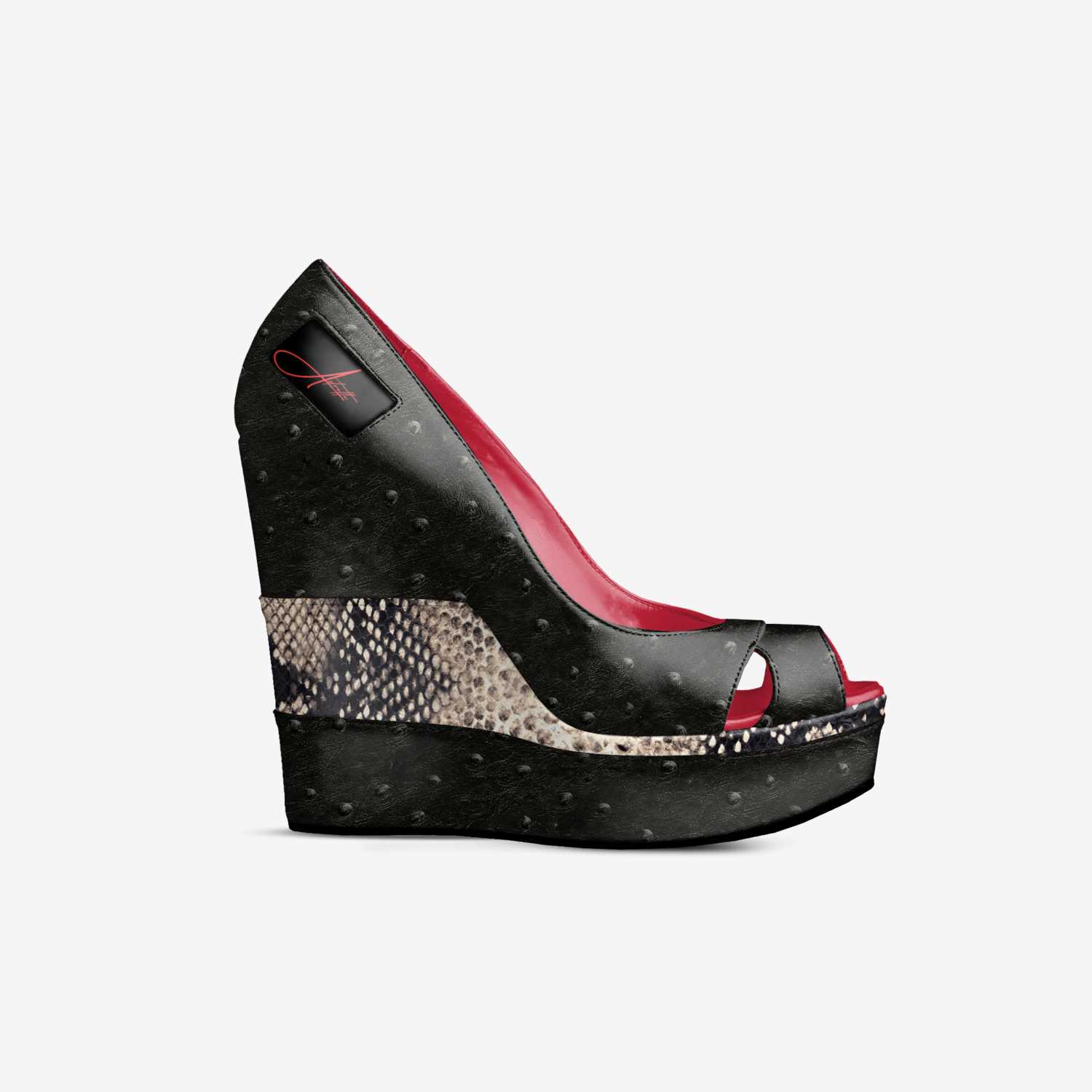 Astratta custom made in Italy shoes by Tiffany Guido | Side view
