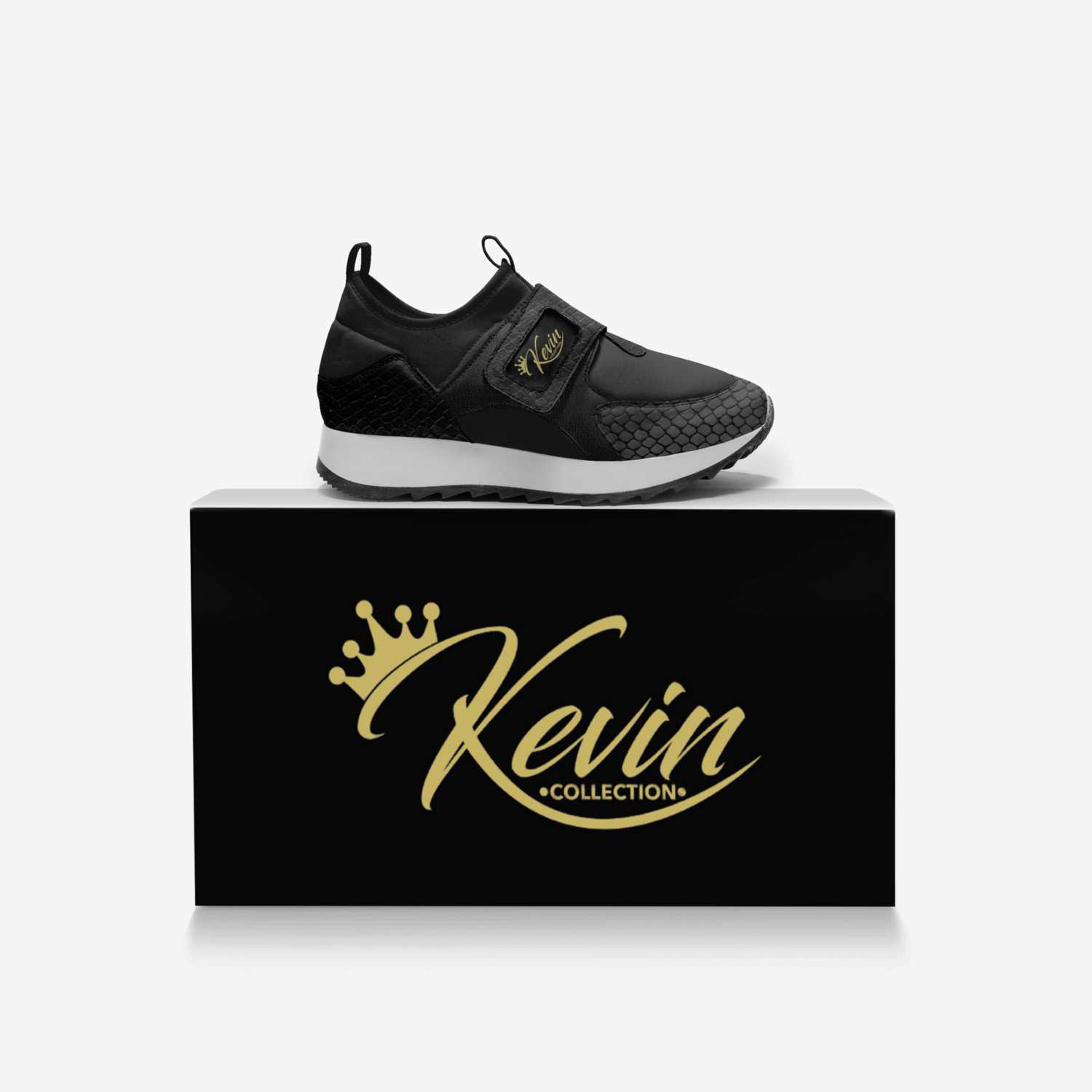JUST KICKS  custom made in Italy shoes by Kevin Collection | Over box view
