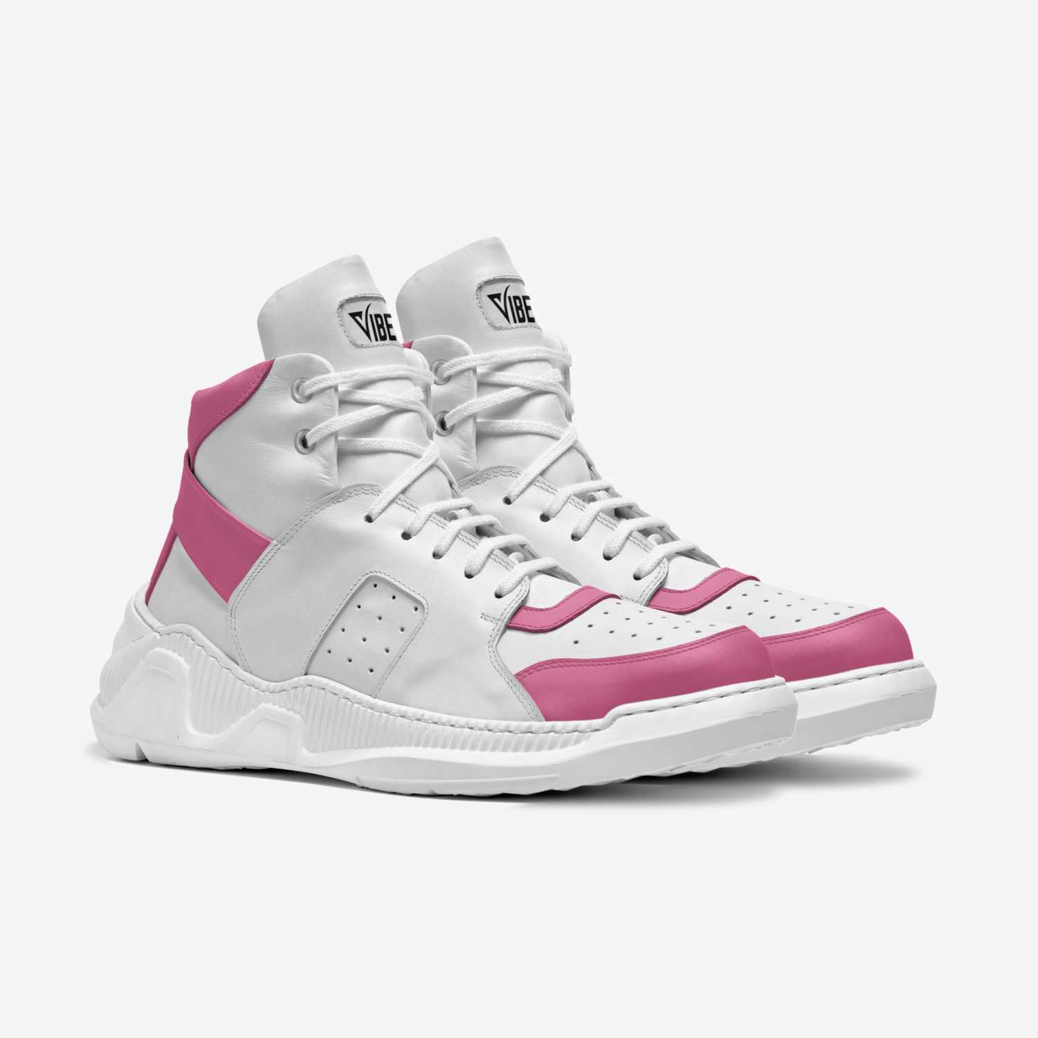 VIBE FITNESS custom made in Italy shoes by Tumeko Allen | Double view