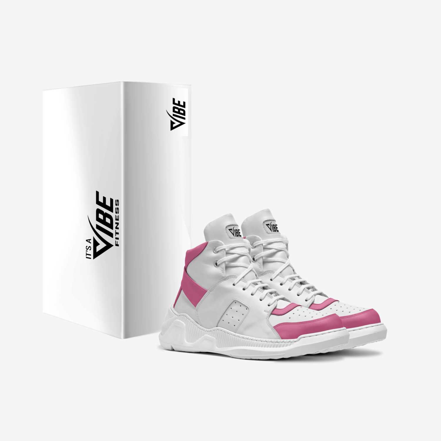 VIBE FITNESS custom made in Italy shoes by Tumeko Allen | Box view