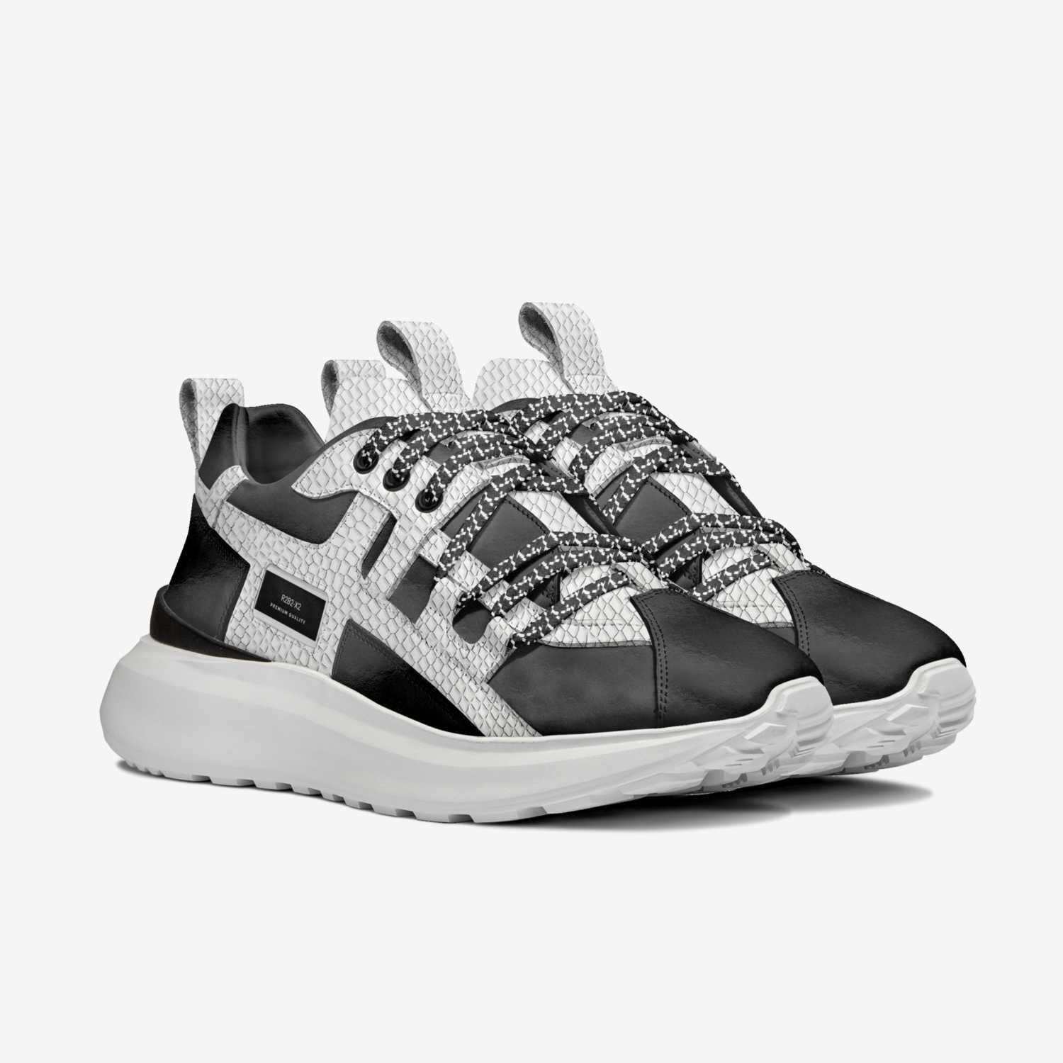 R2b2-X2 custom made in Italy shoes by Robert Bailey | Double view