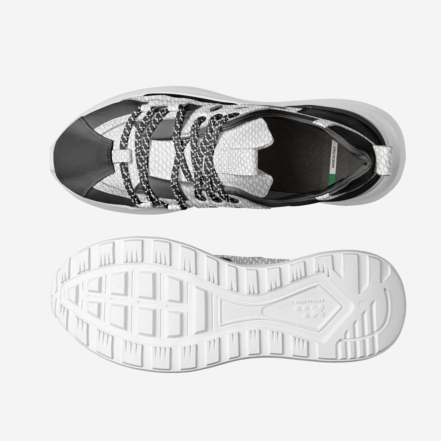 R2b2-X2 custom made in Italy shoes by Robert Bailey | Top view