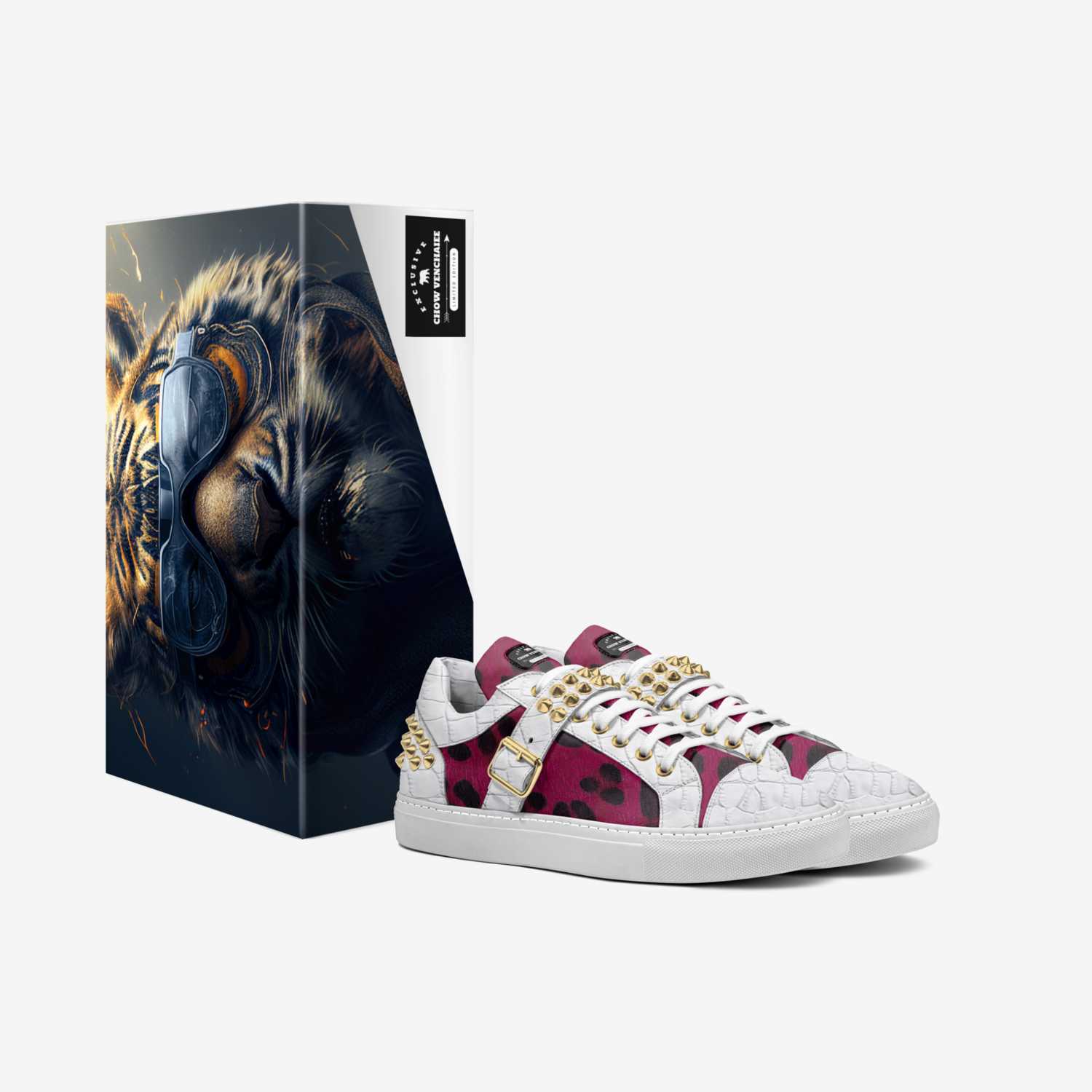 Chow Venchaiee custom made in Italy shoes by Shawn Gatison | Box view