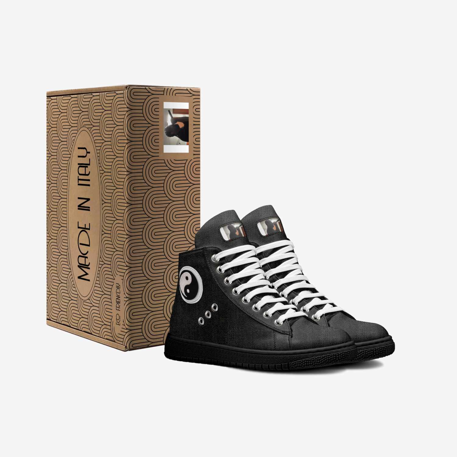 The Cosmic252 custom made in Italy shoes by James Ebron | Box view