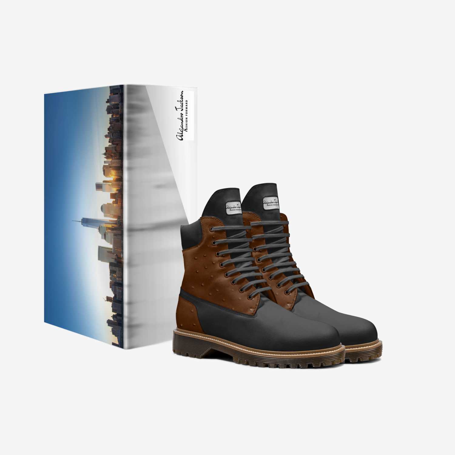 Alejandro Jackson custom made in Italy shoes by Alejandro Isaiah Gonzalez | Box view