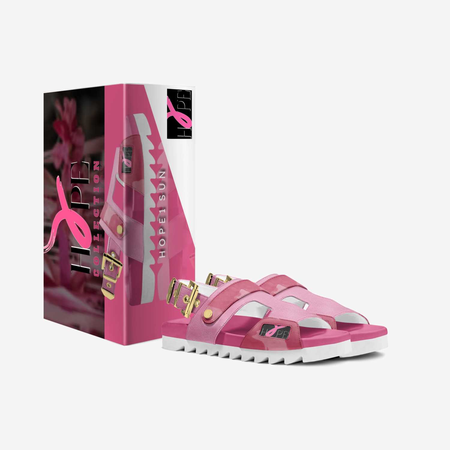 83Sports HOPE1 SUN custom made in Italy shoes by Theron Davis | Box view