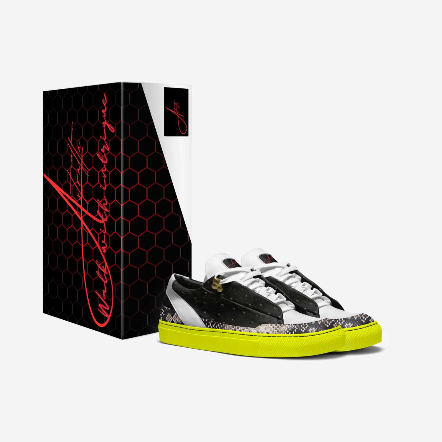 Luxe Lifter  custom made in Italy shoes by Tiffany Guido | Box view
