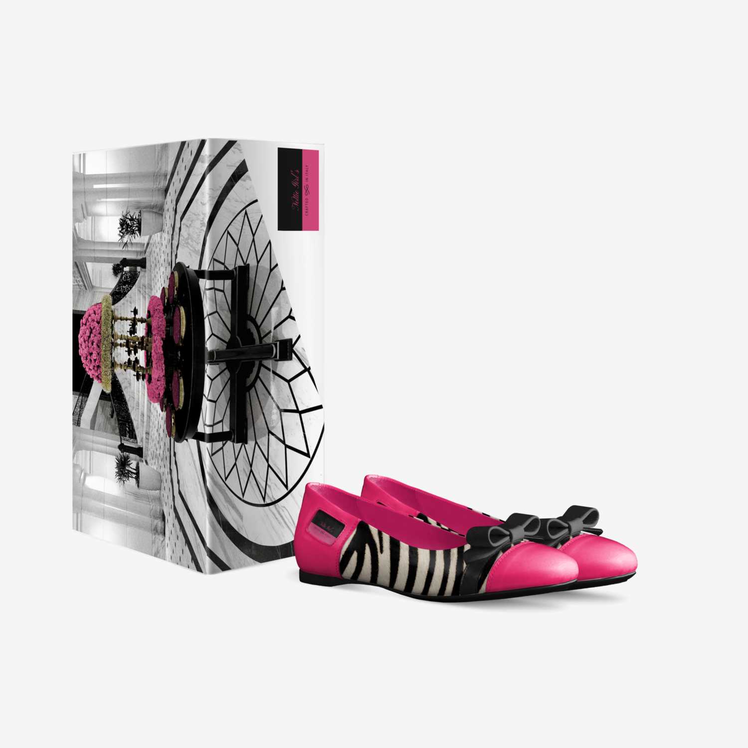 Nottie Girl's custom made in Italy shoes by Darion Tatum | Box view
