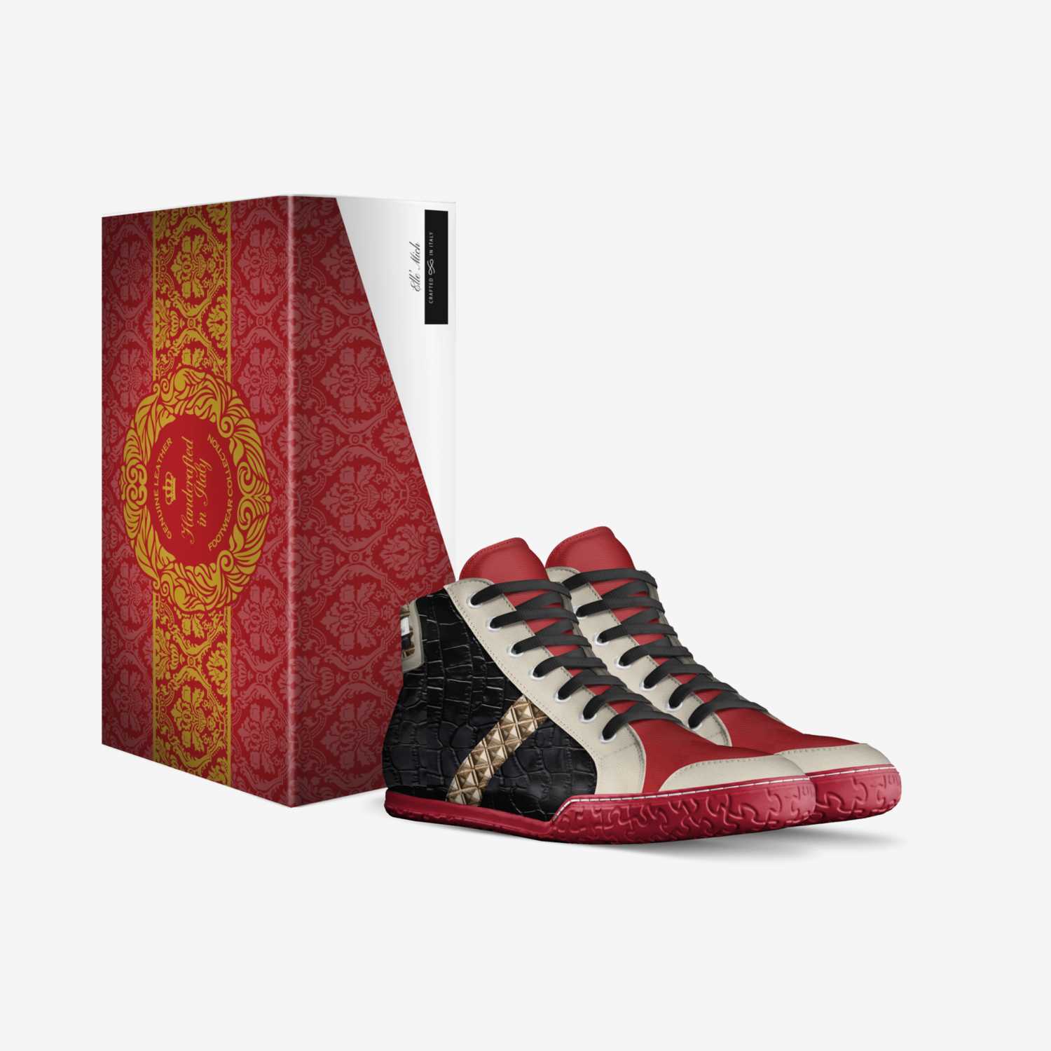 Elle' Mich custom made in Italy shoes by Michelle Thomason | Box view
