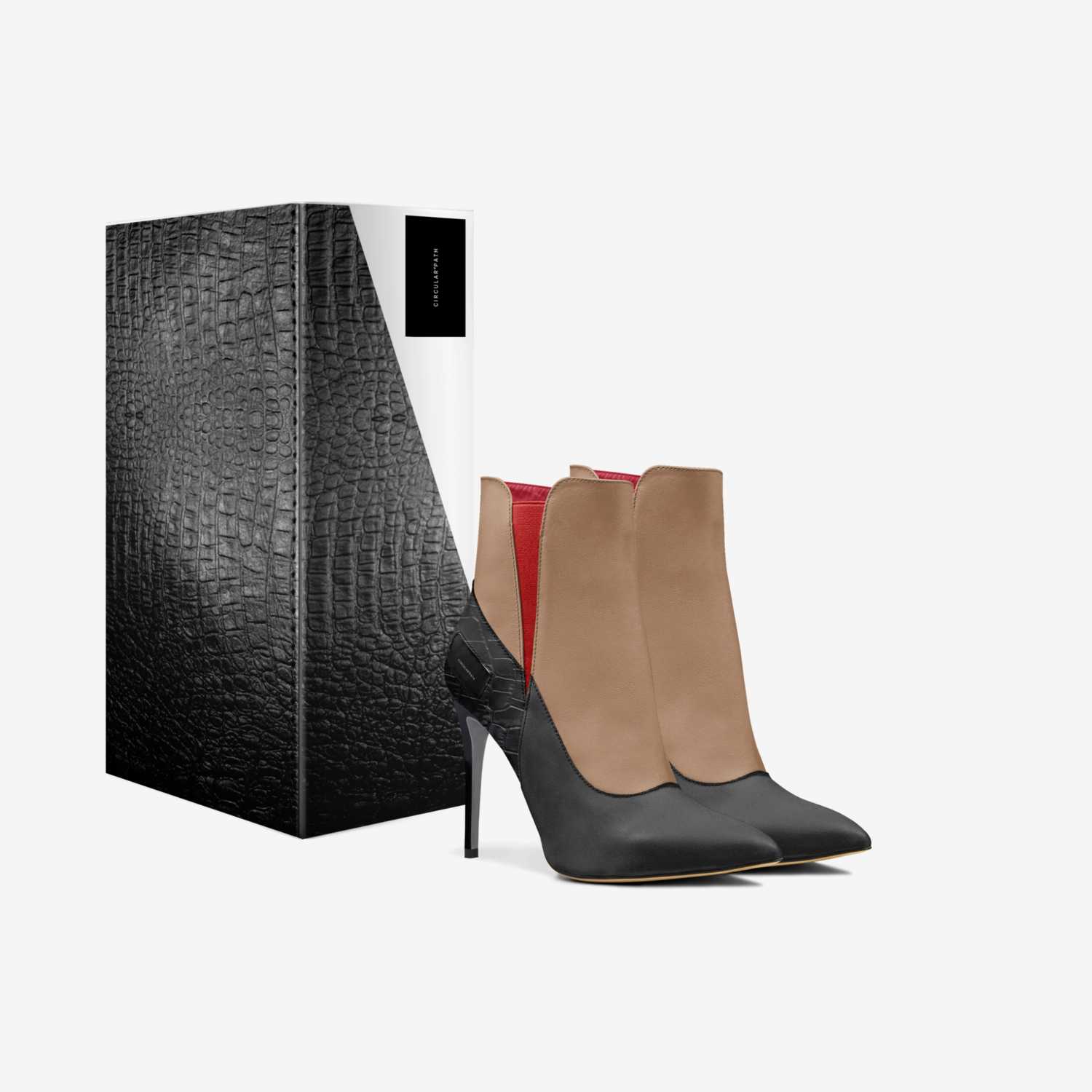 CIRCULAR PATH custom made in Italy shoes by Amanda Murray | Box view