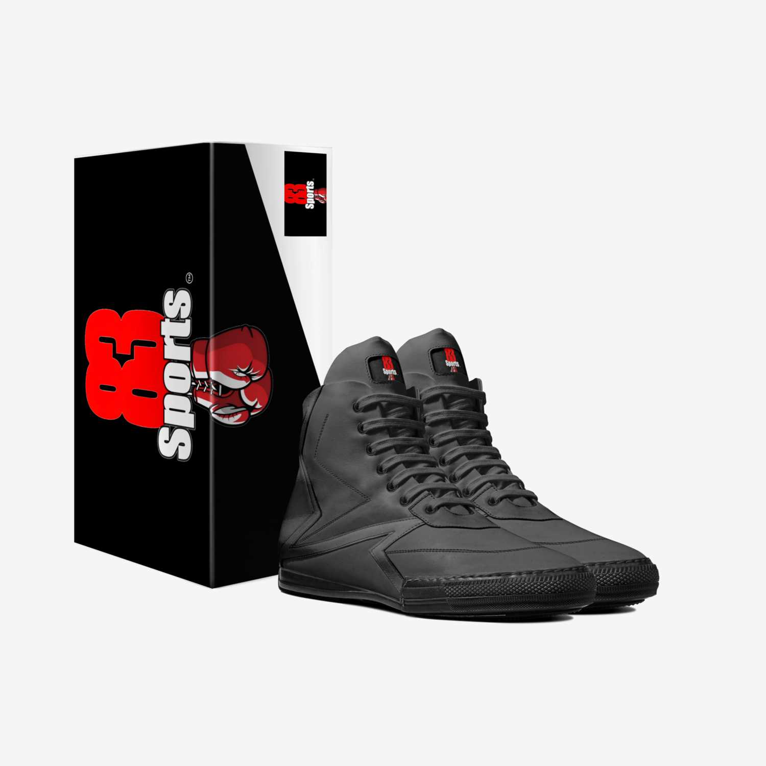 83SportsFN1 custom made in Italy shoes by Theron Davis | Box view