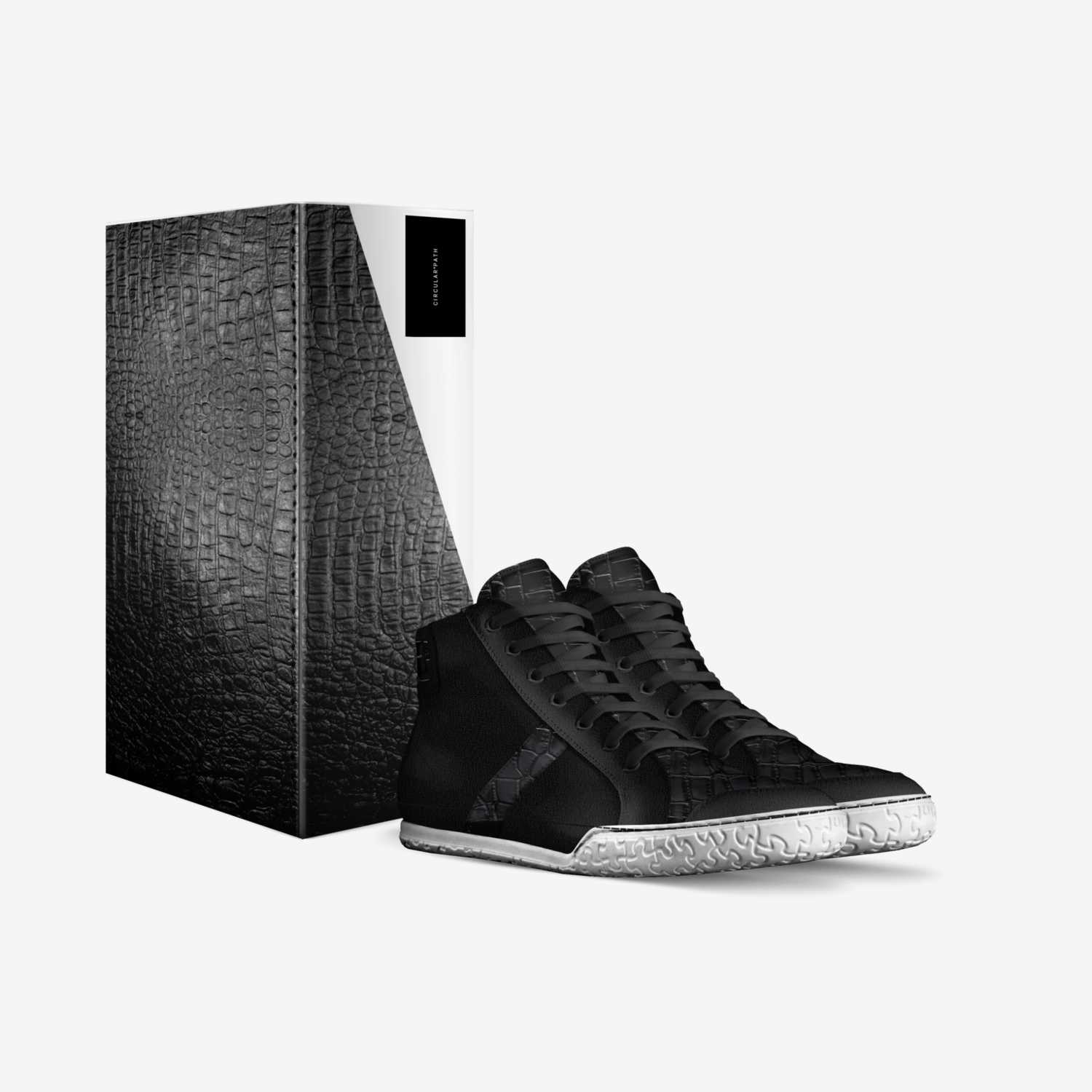 CIRCULAR PATH custom made in Italy shoes by Amanda Murray | Box view
