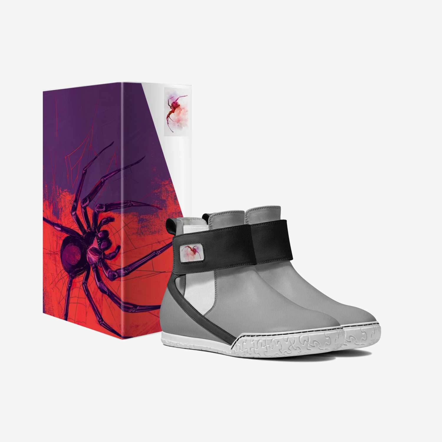 BlackWidows custom made in Italy shoes by Sæya Shoes | Box view