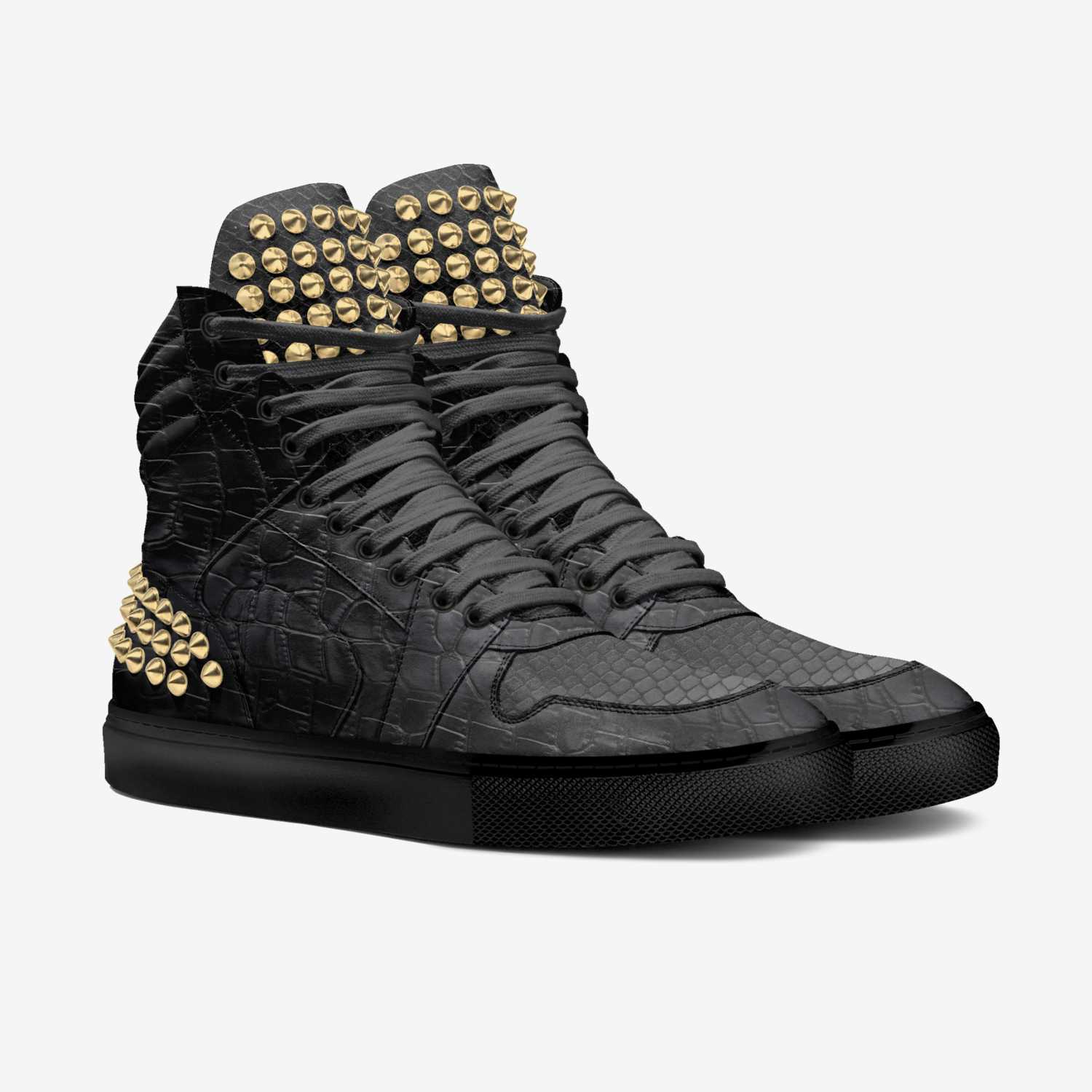 Isaac Carver custom made in Italy shoes by Myke Bizzell | Double view