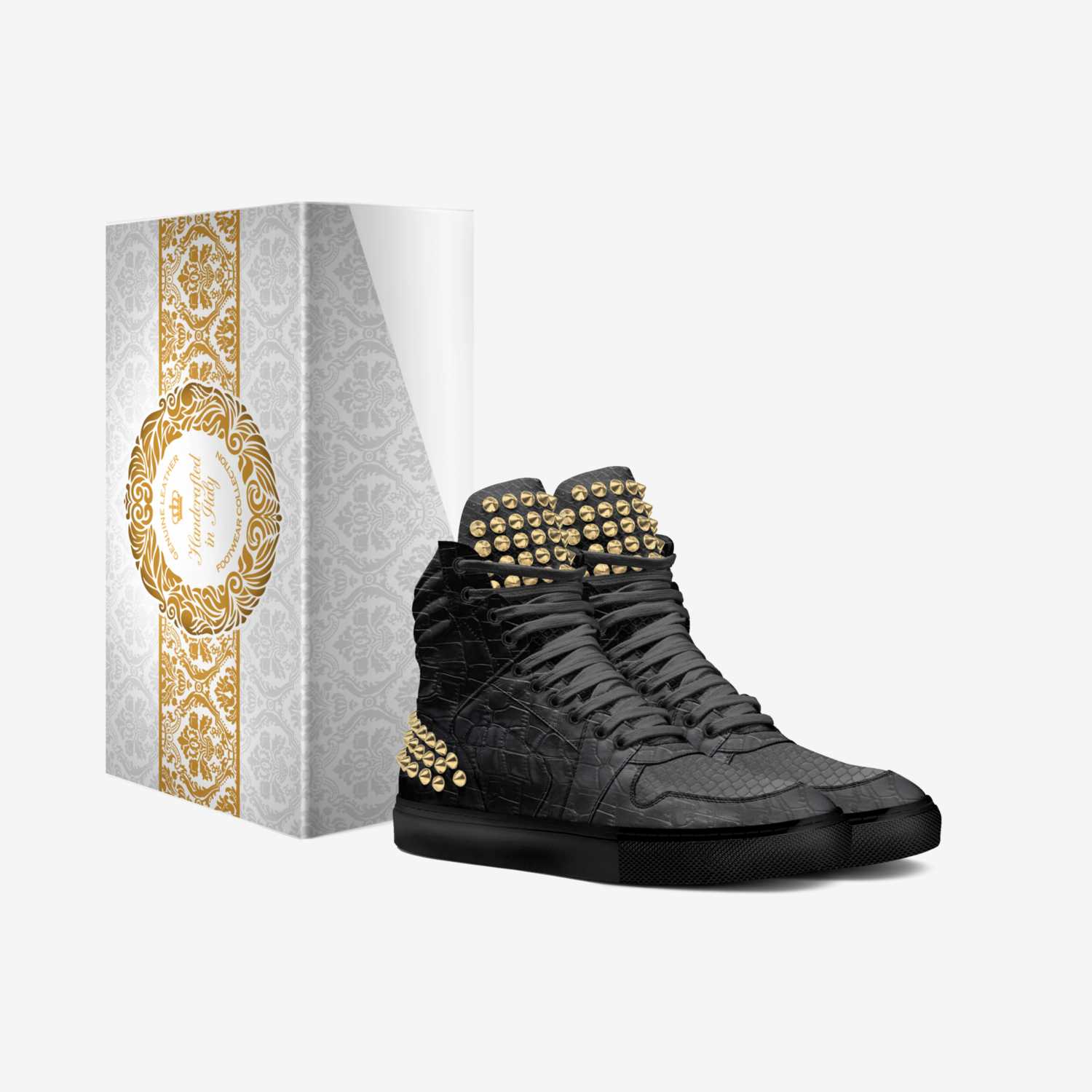 Isaac Carver custom made in Italy shoes by Myke Bizzell | Box view
