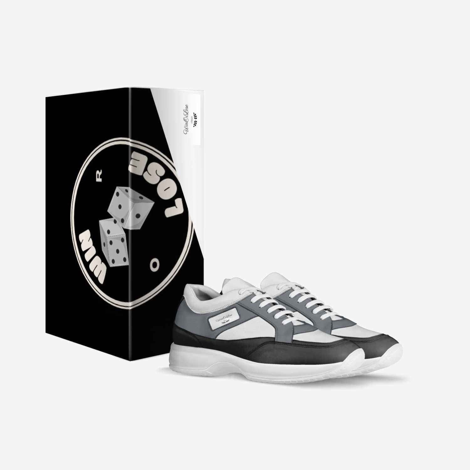 WinOrLose custom made in Italy shoes by Malik Carroll | Box view