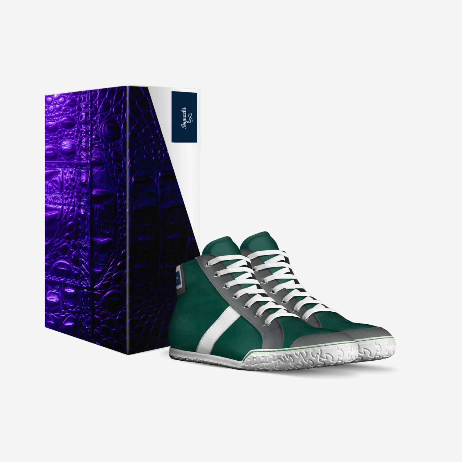 Ibynachi  custom made in Italy shoes by Dauntae Hilll | Box view