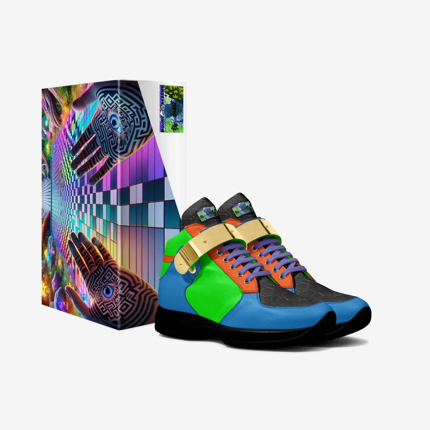 Higher Vibez custom made in Italy shoes by Michael Noblitt | Box view