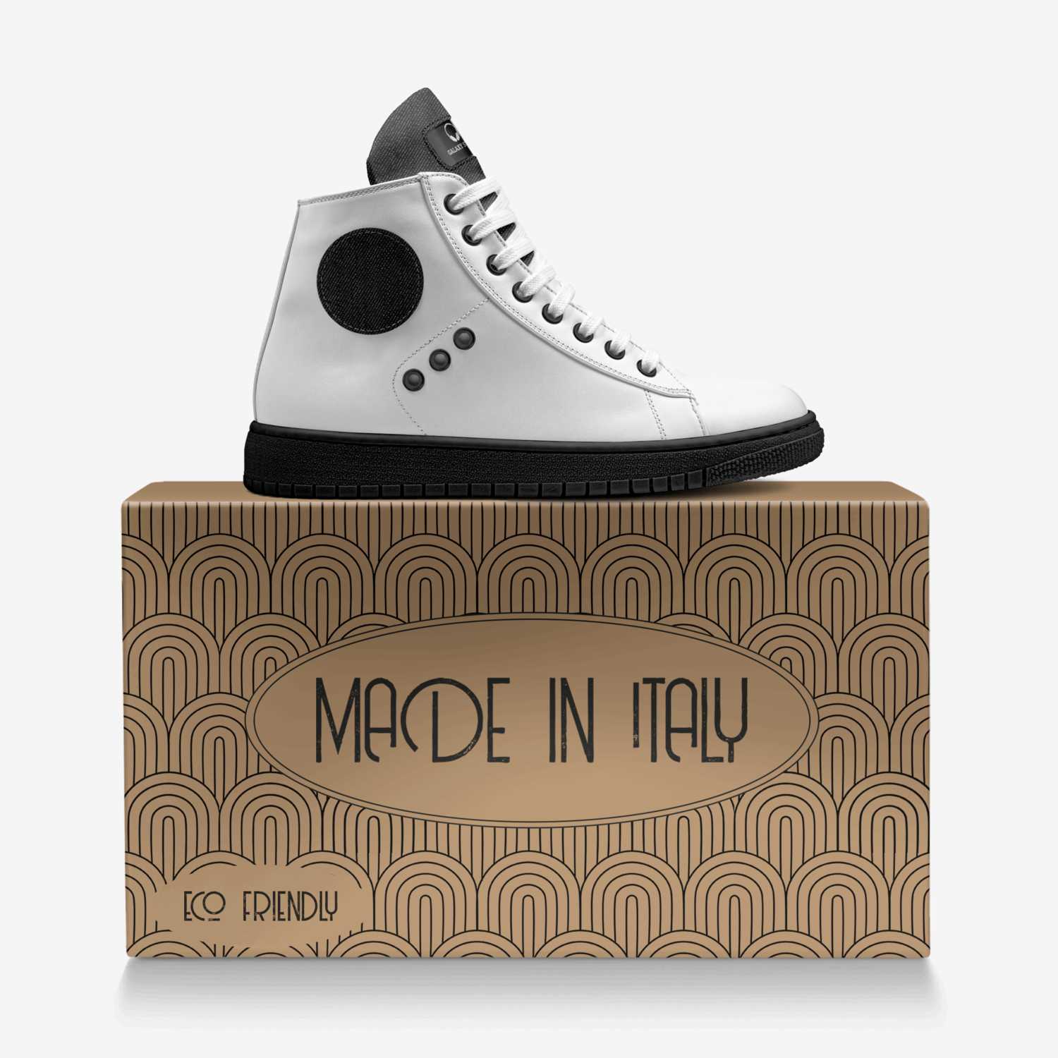 GALAXY STARS custom made in Italy shoes by Cornelius Signal | Over box view