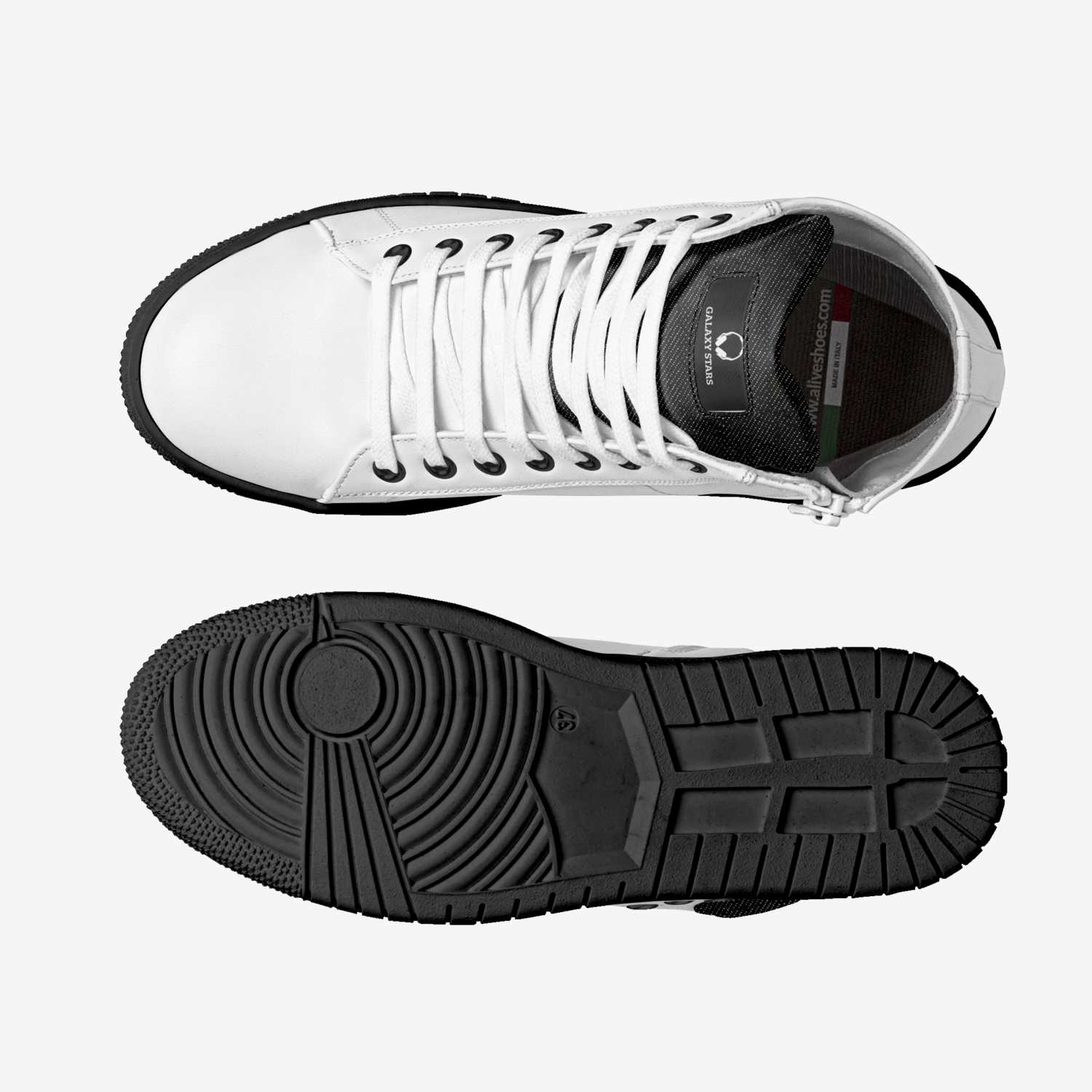GALAXY STARS custom made in Italy shoes by Cornelius Signal | Top view