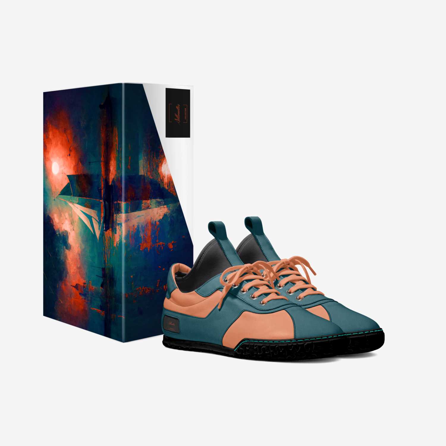 Silhouettes  custom made in Italy shoes by Jermale Jones | Box view