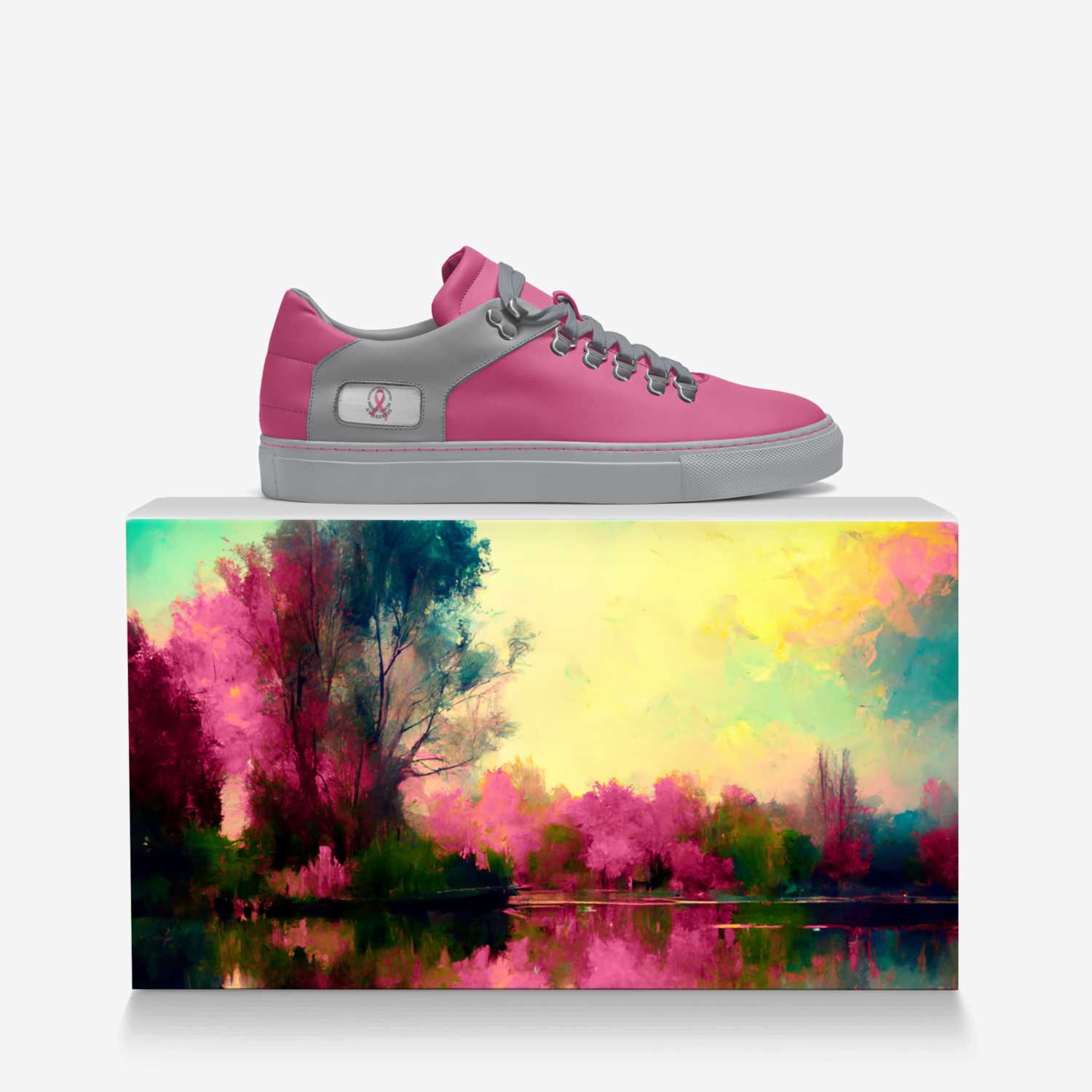 Silhouettes  custom made in Italy shoes by Jermale Jones | Over box view