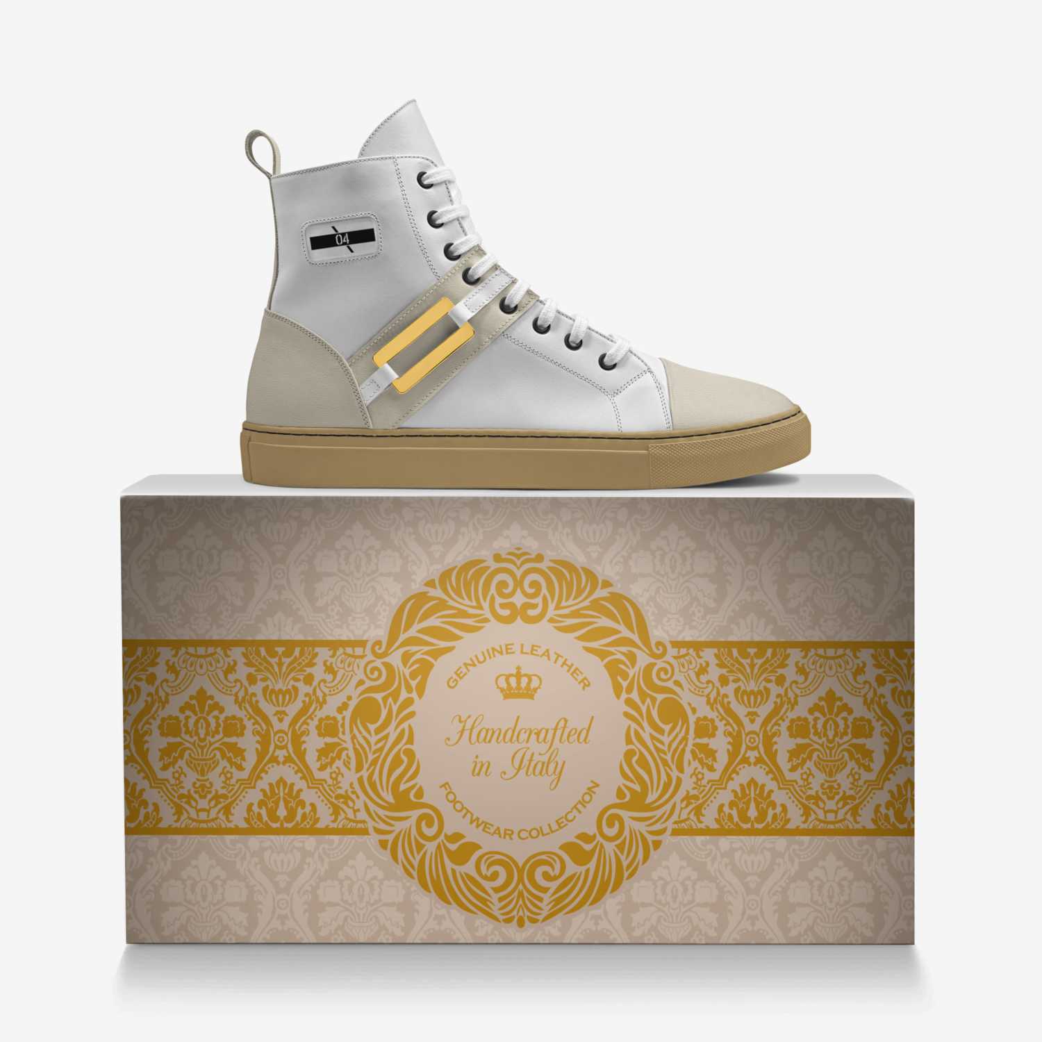 O4 custom made in Italy shoes by O 4 | Over box view