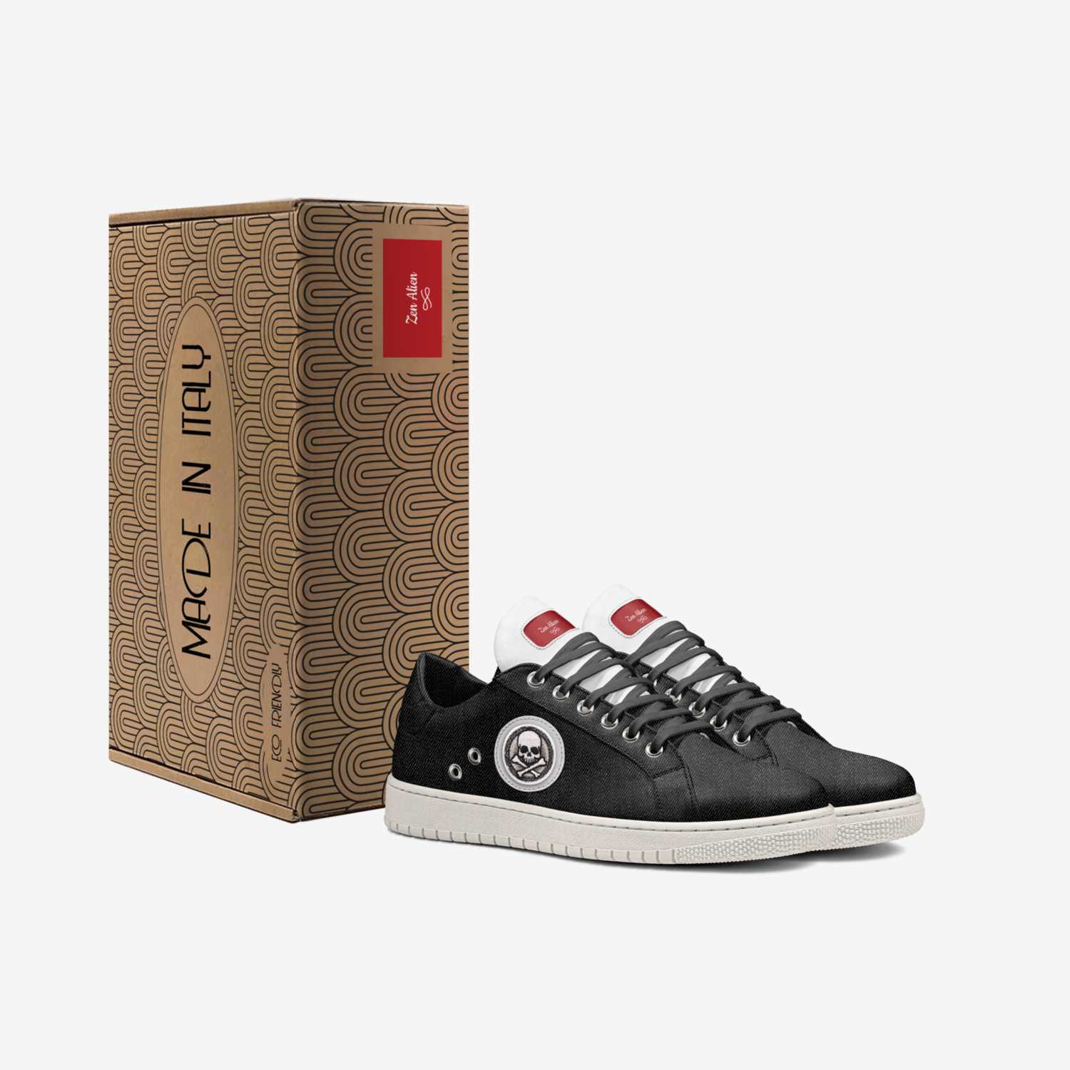 Zen Alien custom made in Italy shoes by Estene Marie | Box view