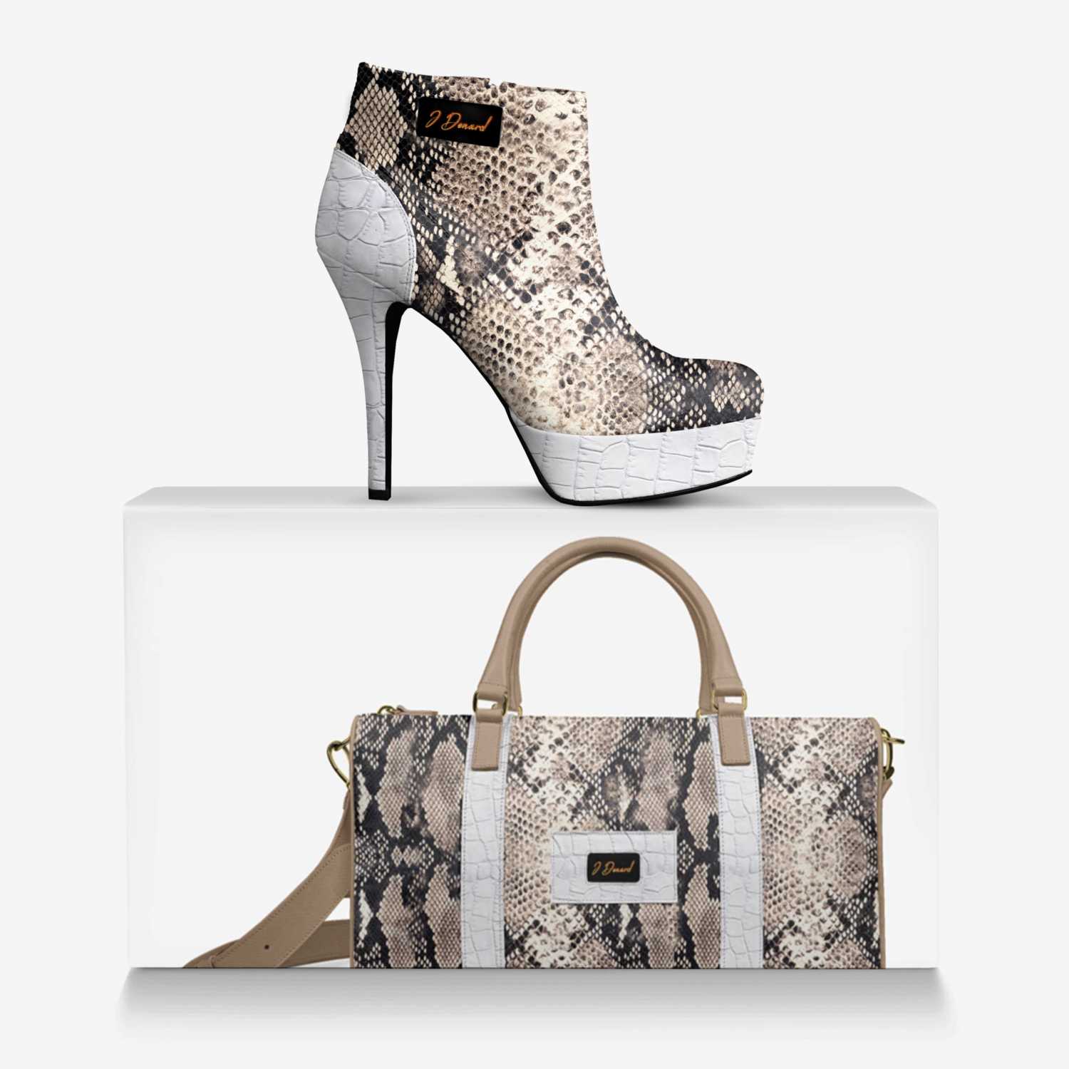 J Denard  custom made in Italy shoes by Jarrod Dixon | Over box view