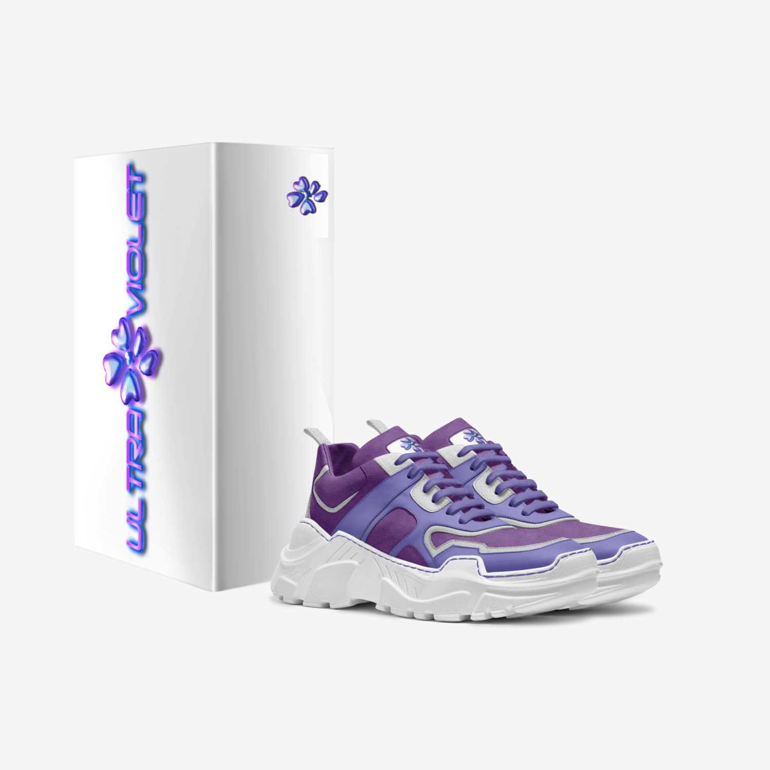 Ultra Violet  UV4 custom made in Italy shoes by Stephanie Costello | Box view