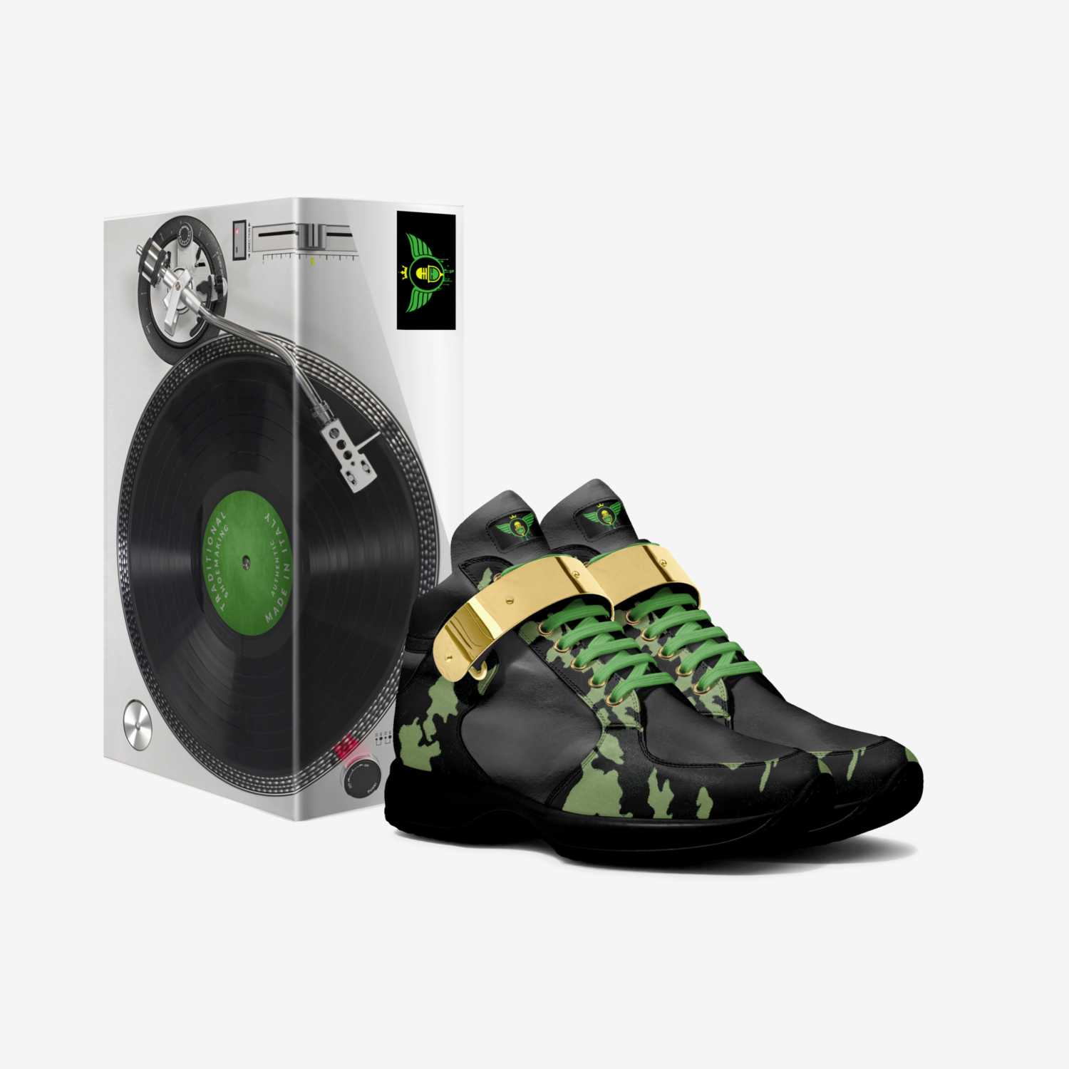 Kingsmob Legacy custom made in Italy shoes by Jewels Genesis | Box view