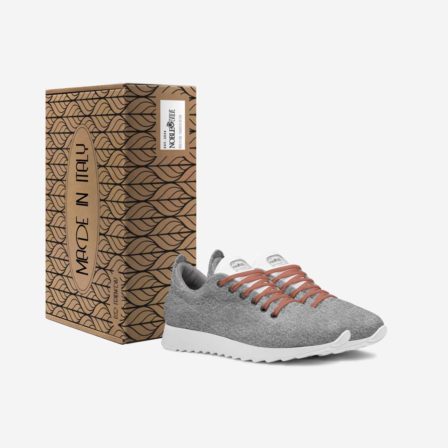 NobleEvolve custom made in Italy shoes by Marcus Hart | Box view