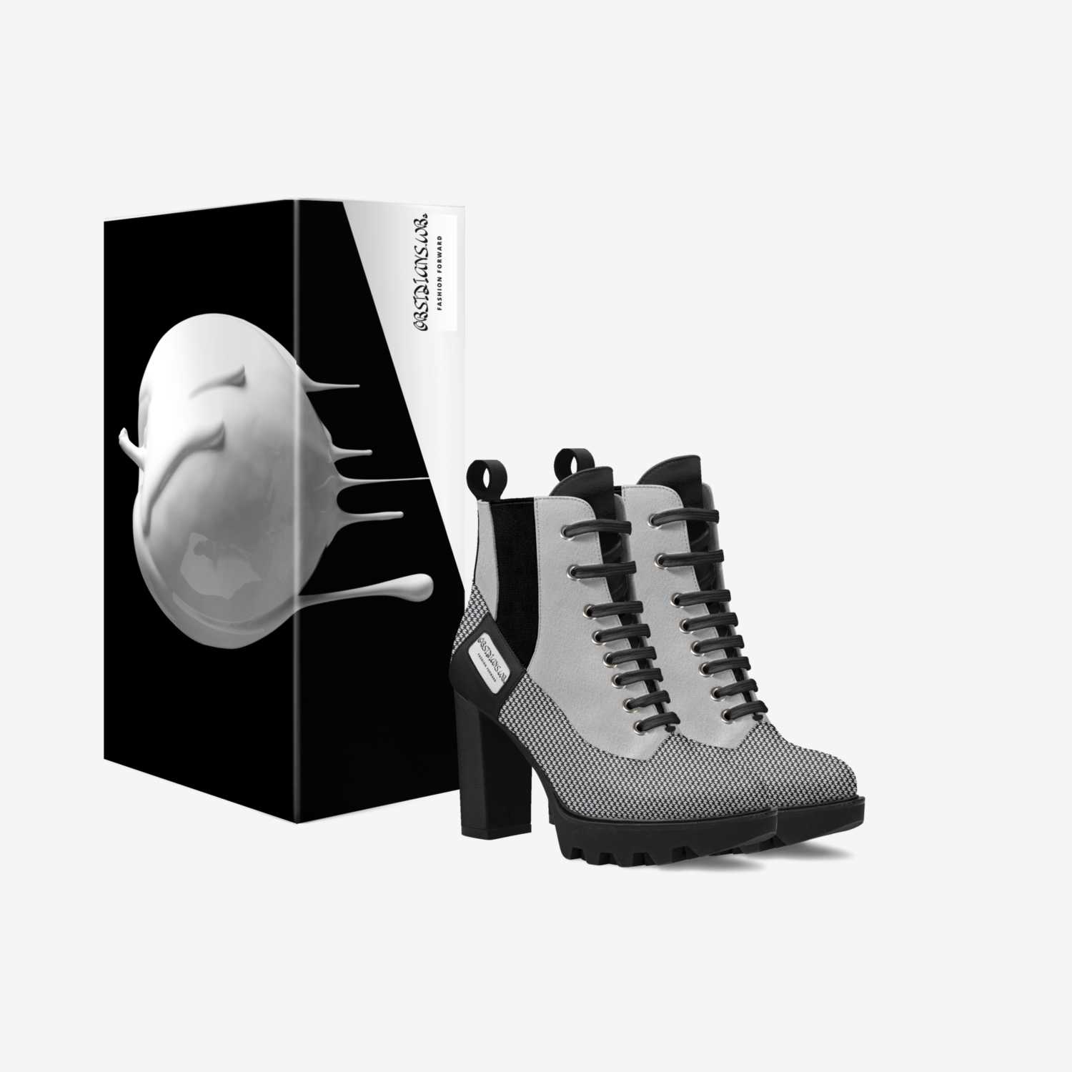 OBSIDIANS.15S custom made in Italy shoes by Monroe King | Box view