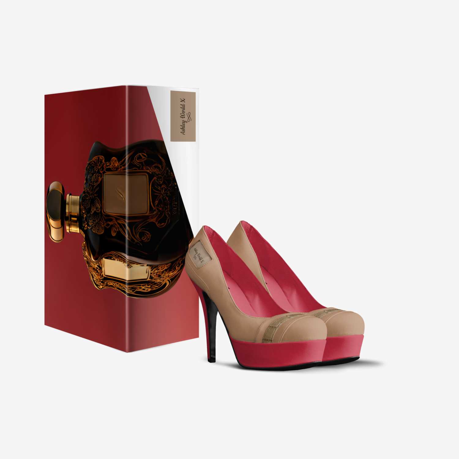 Ashley World X custom made in Italy shoes by Ebony Williams | Box view