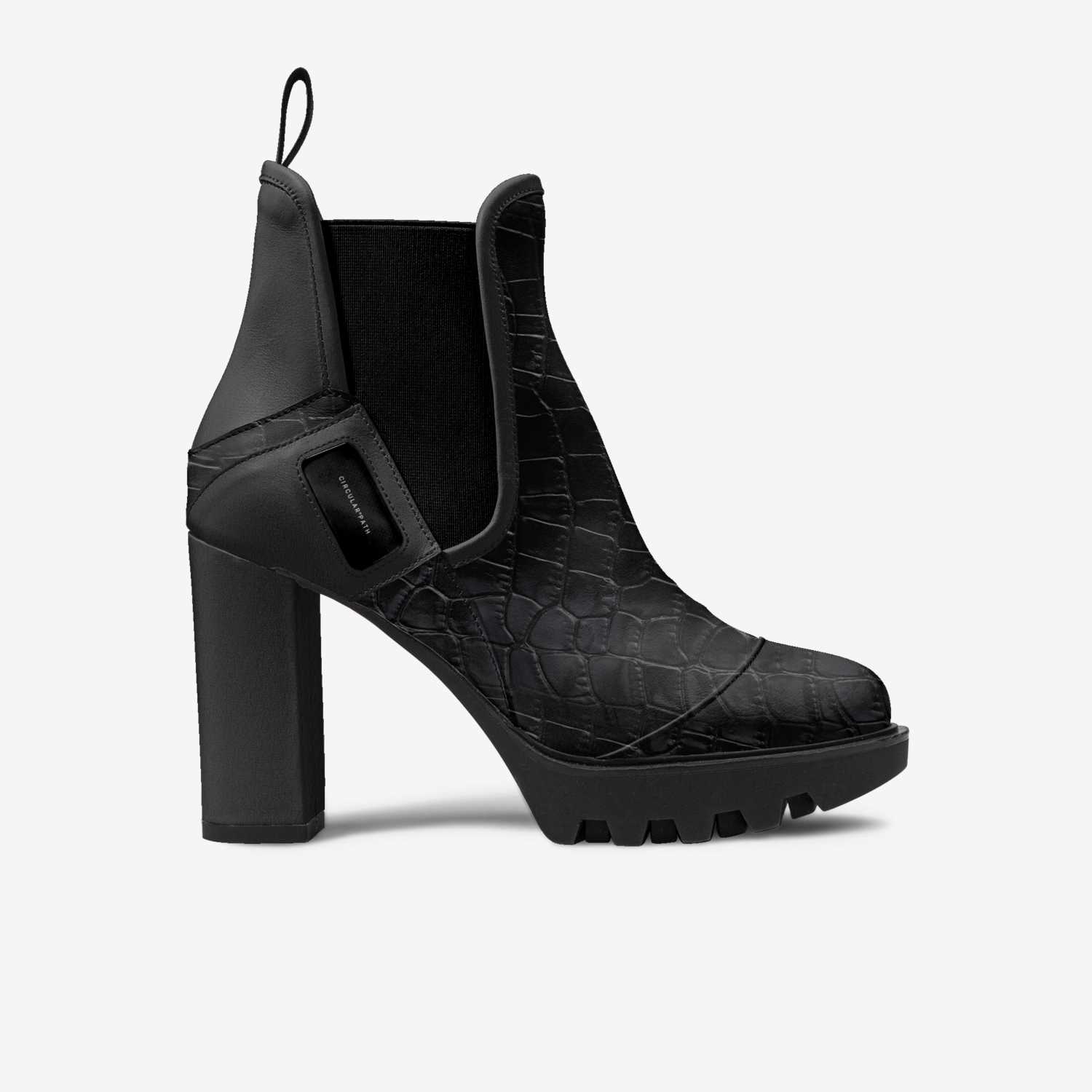 CIRCULAR PATH custom made in Italy shoes by Amanda Murray | Side view
