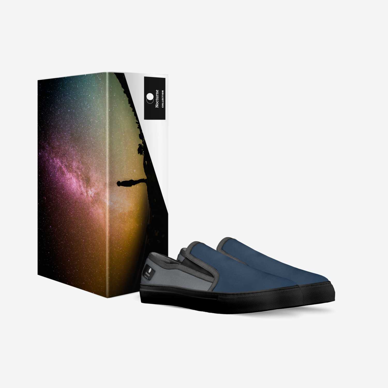 Nocturne custom made in Italy shoes by Tiffany Tunis | Box view