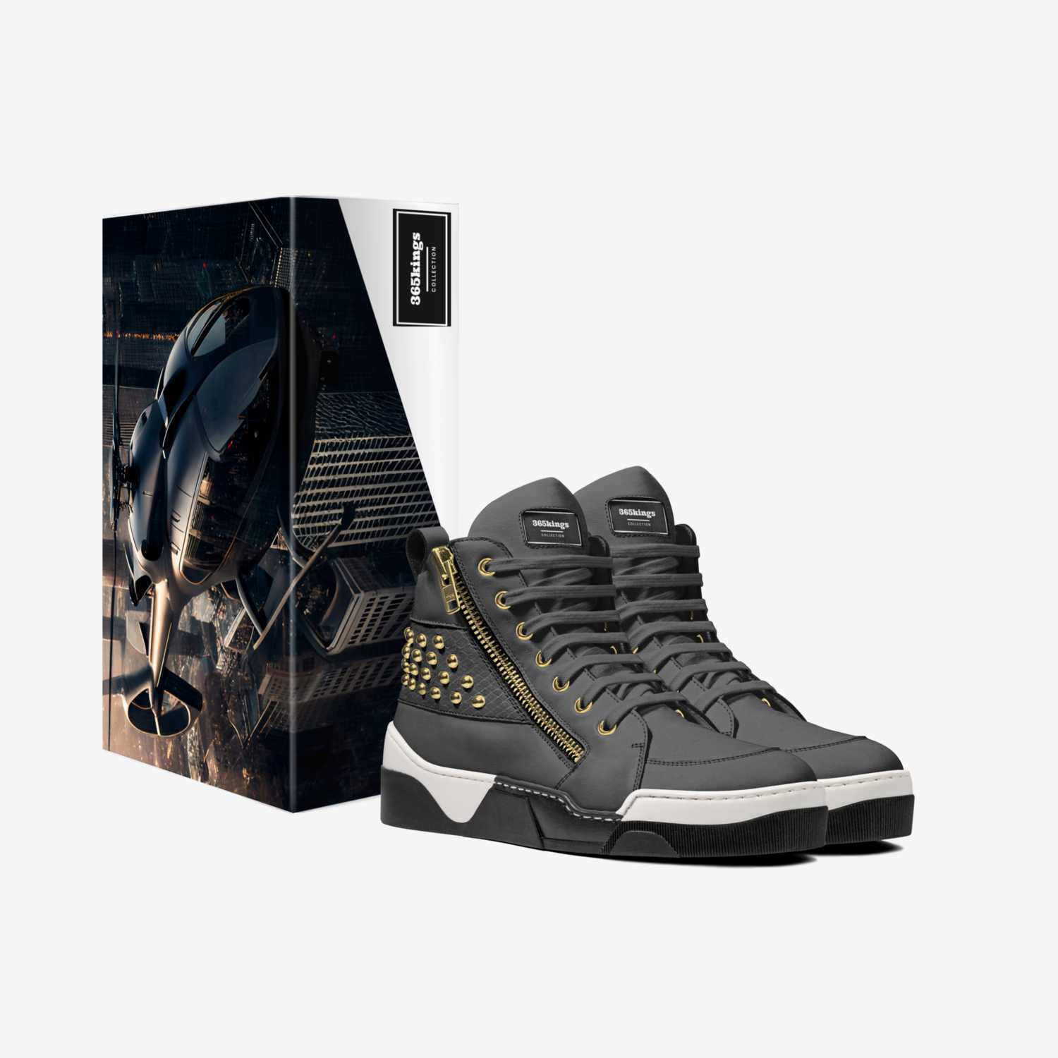 365kings custom made in Italy shoes by Rich King | Box view