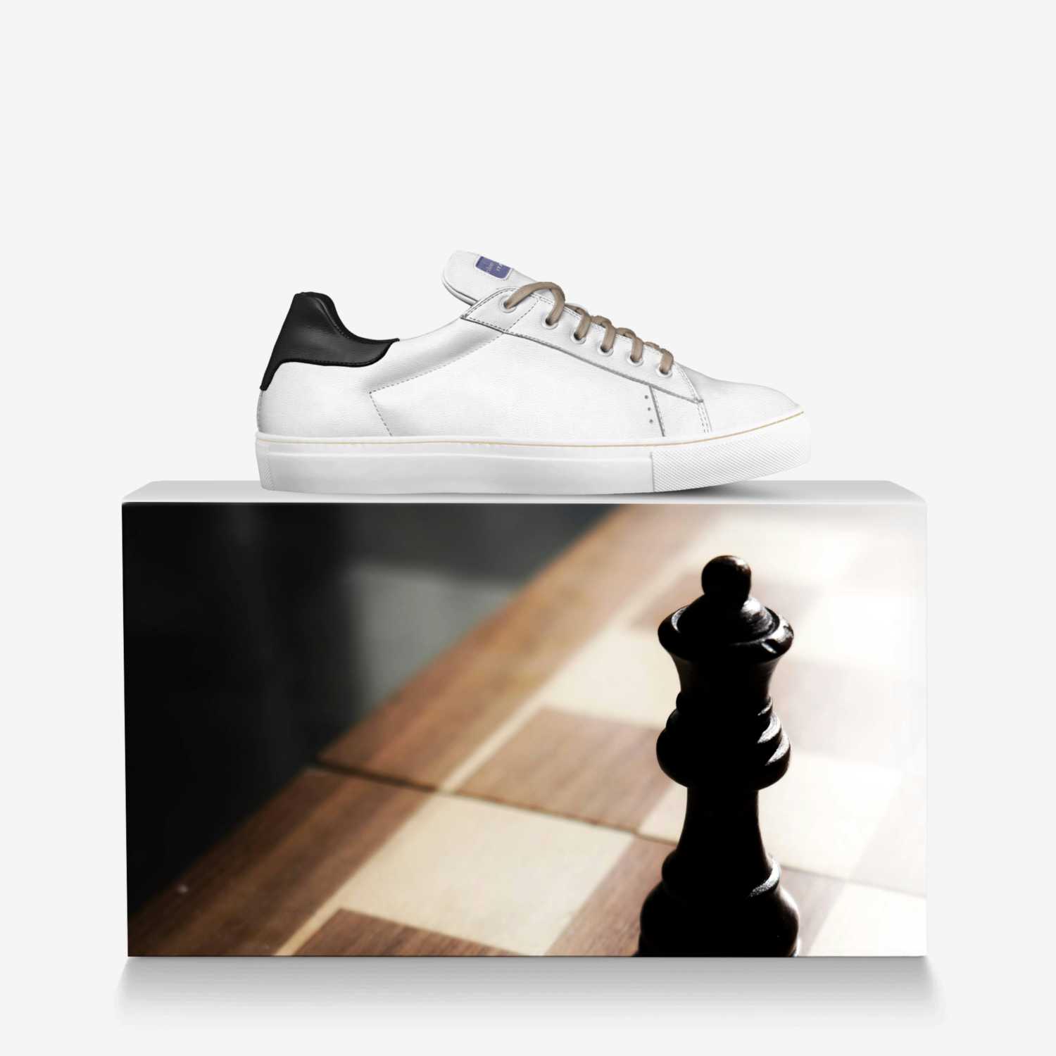 THE GAME custom made in Italy shoes by Merrilee Of Solana | Over box view