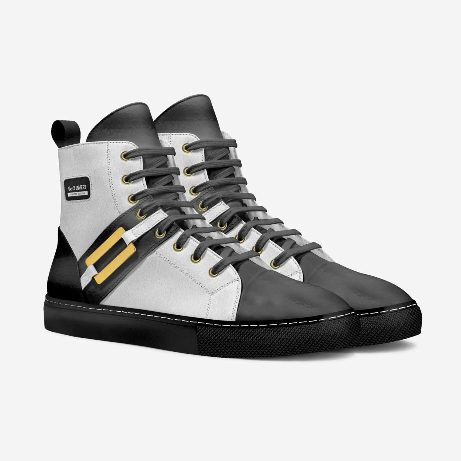 Ver 2 INVERT custom made in Italy shoes by Aiden Malaczewski | Double view